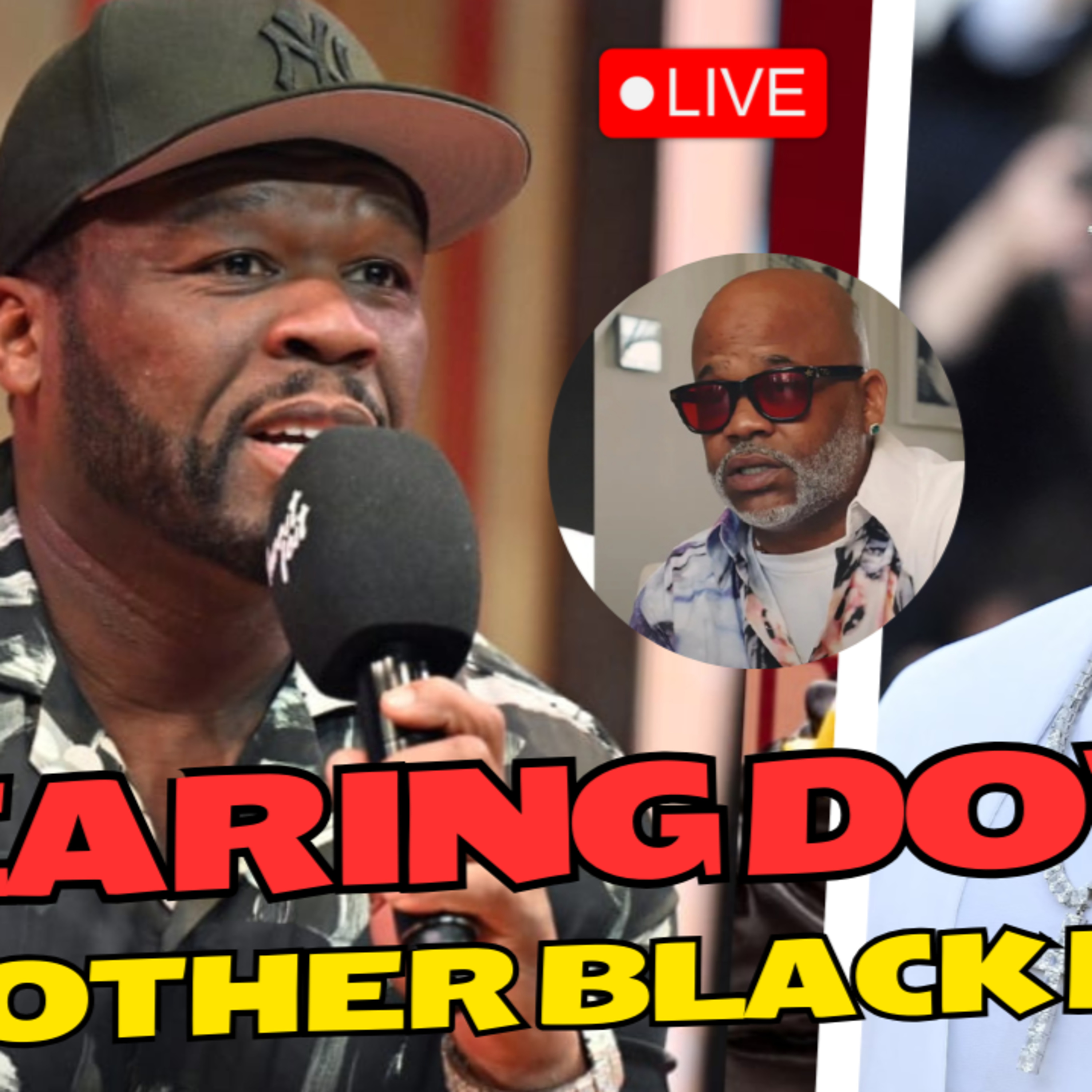  Live: Dame Dash Rips 50 Cent for "Tearing Down" Diddy on Camera episode artwork