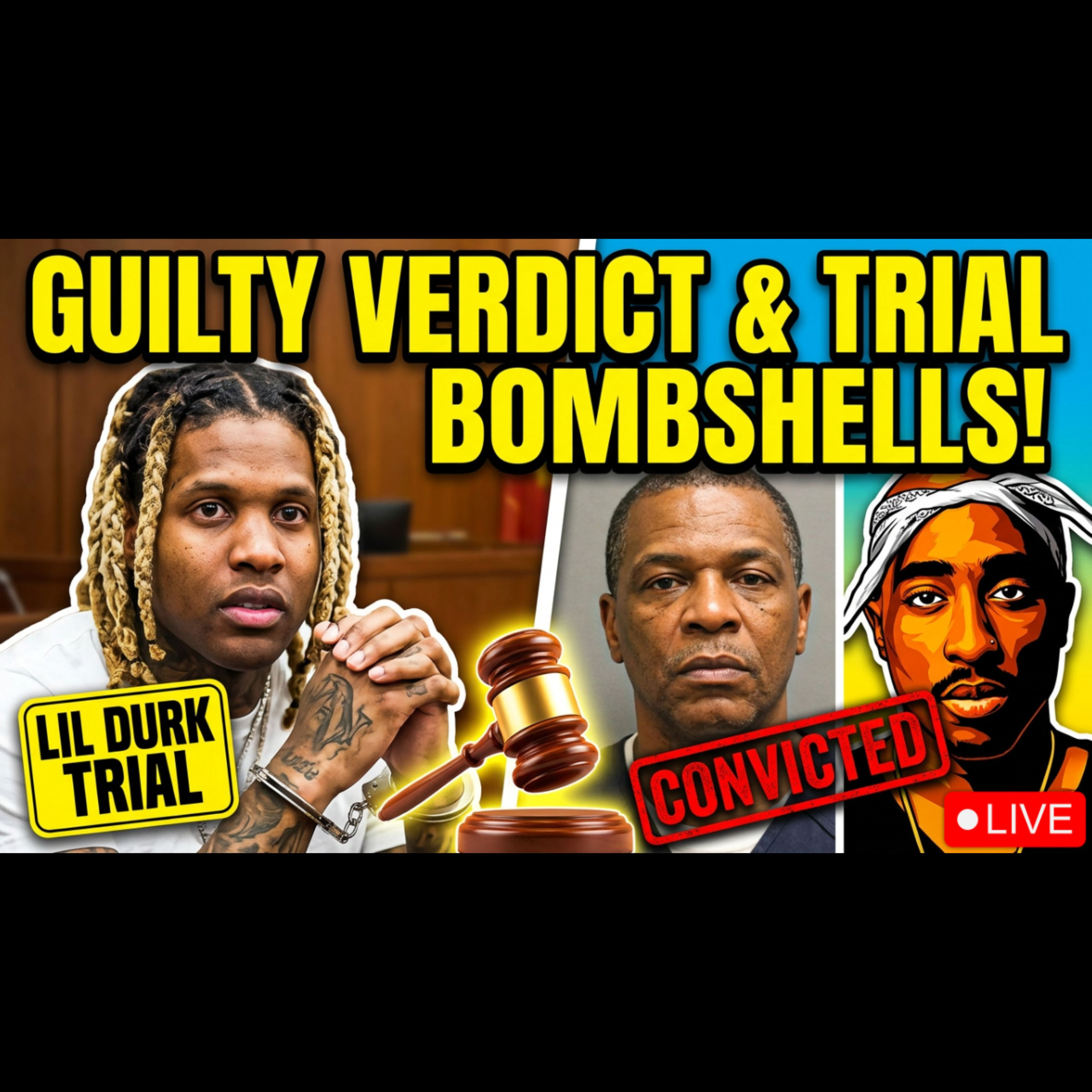HIP-HOP ON TRIAL: Lil Durk Testimony Bombshells & Keefe D Found GUILTY 30 Years Later | The F'N Podcast 919 episode artwork