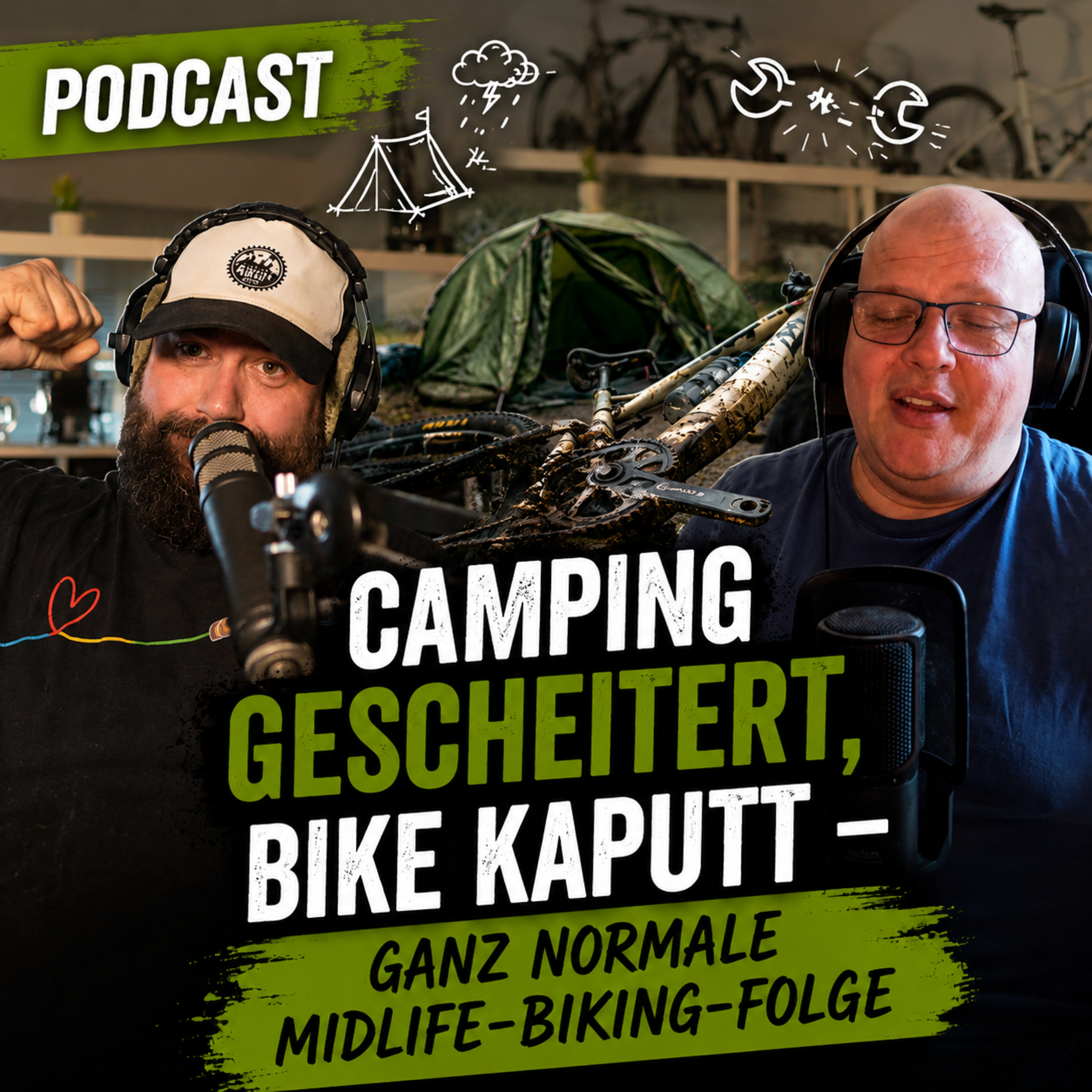 Camping gescheitert, Bike kaputt - Ganz normale Midlife-Biking-Folge episode artwork
