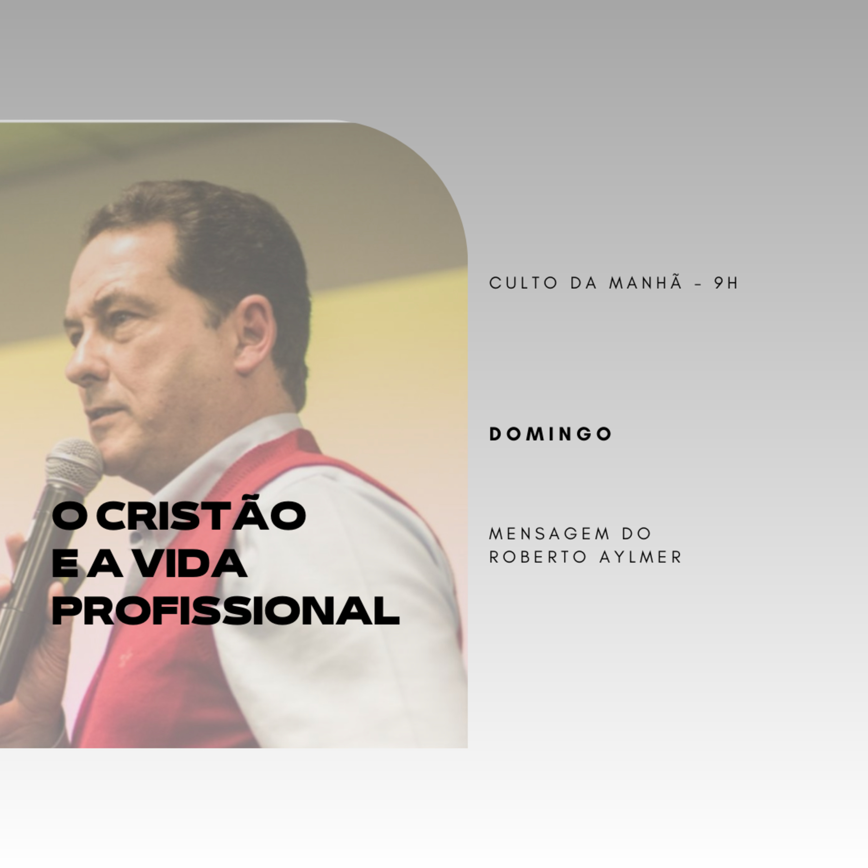Culto da manhã 30.04.2023 - O cristão e a vida profissional | Roberto Aylmer episode artwork