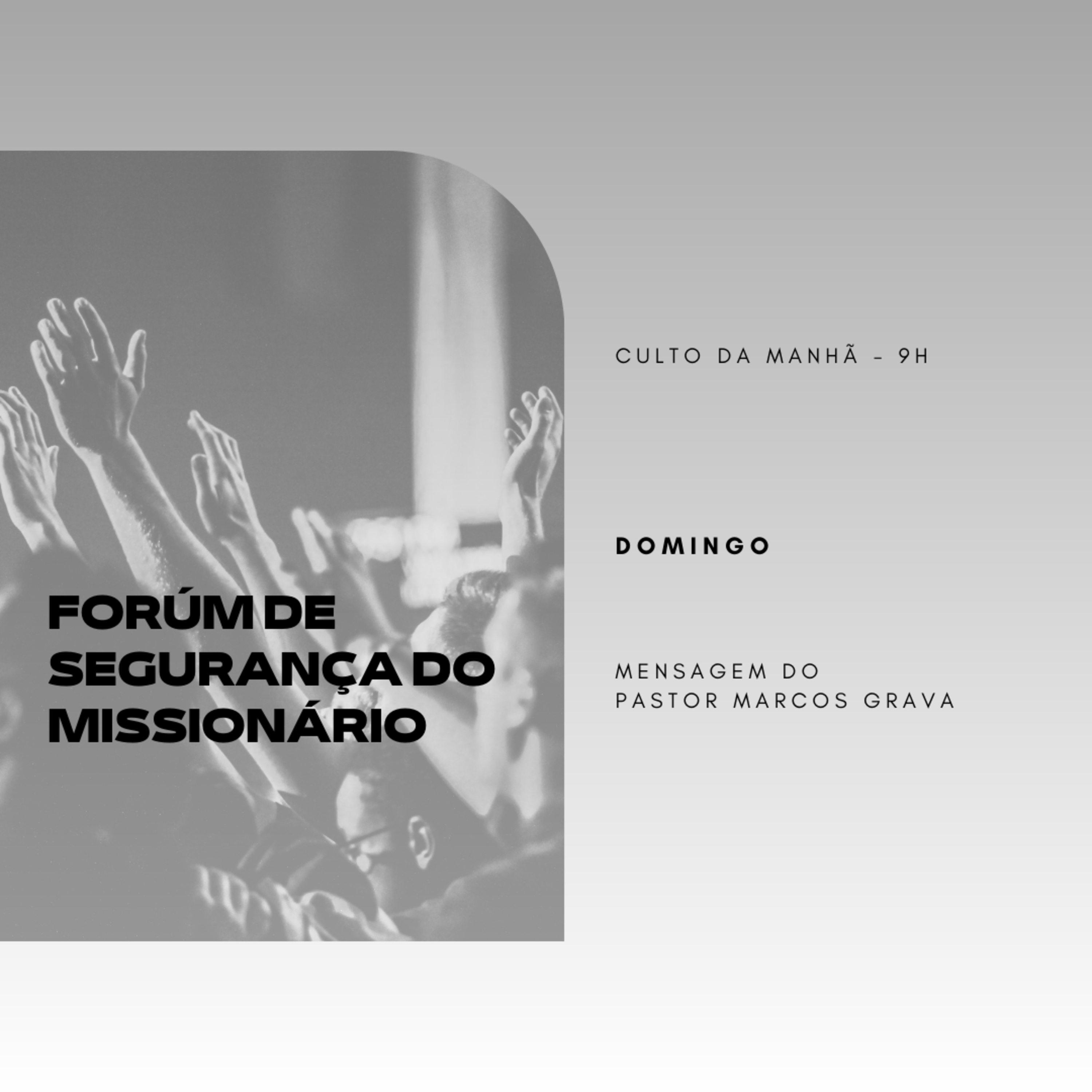 Fórum de Segurança do Missionário - Uma realidade que não podemos ignorar | Marcos Grava episode artwork