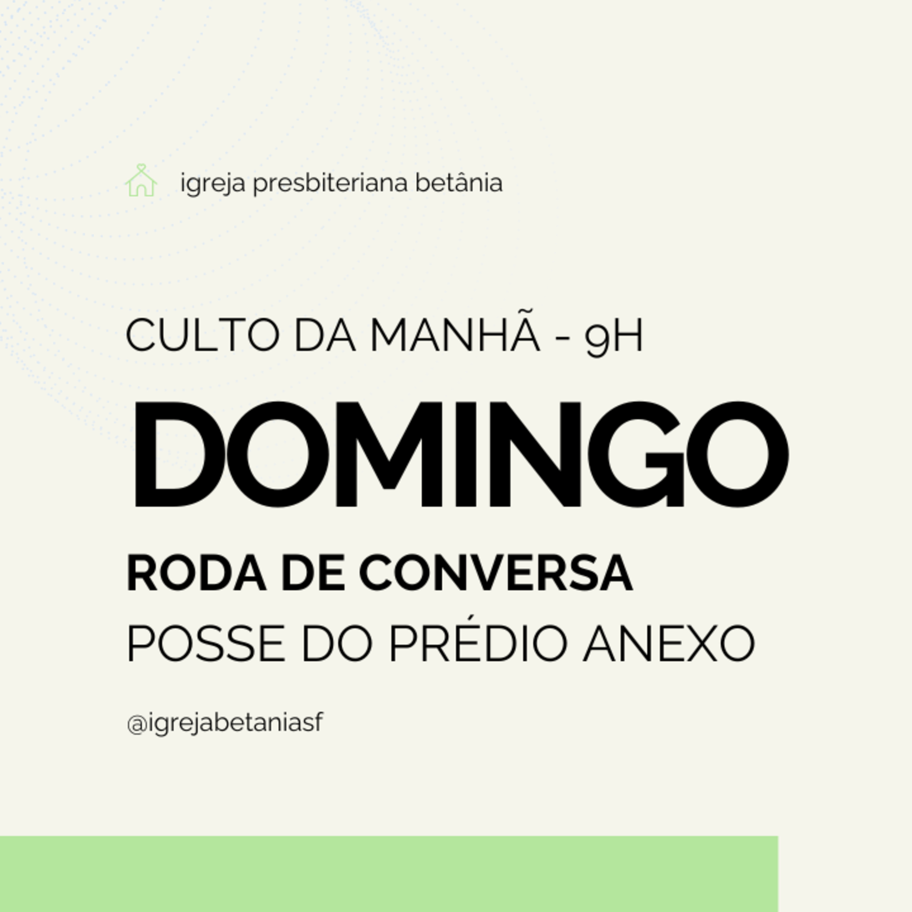 Culto da Manhã 03.03.2024 - Posse do Prédio Anexo | Roda de Conversa episode artwork