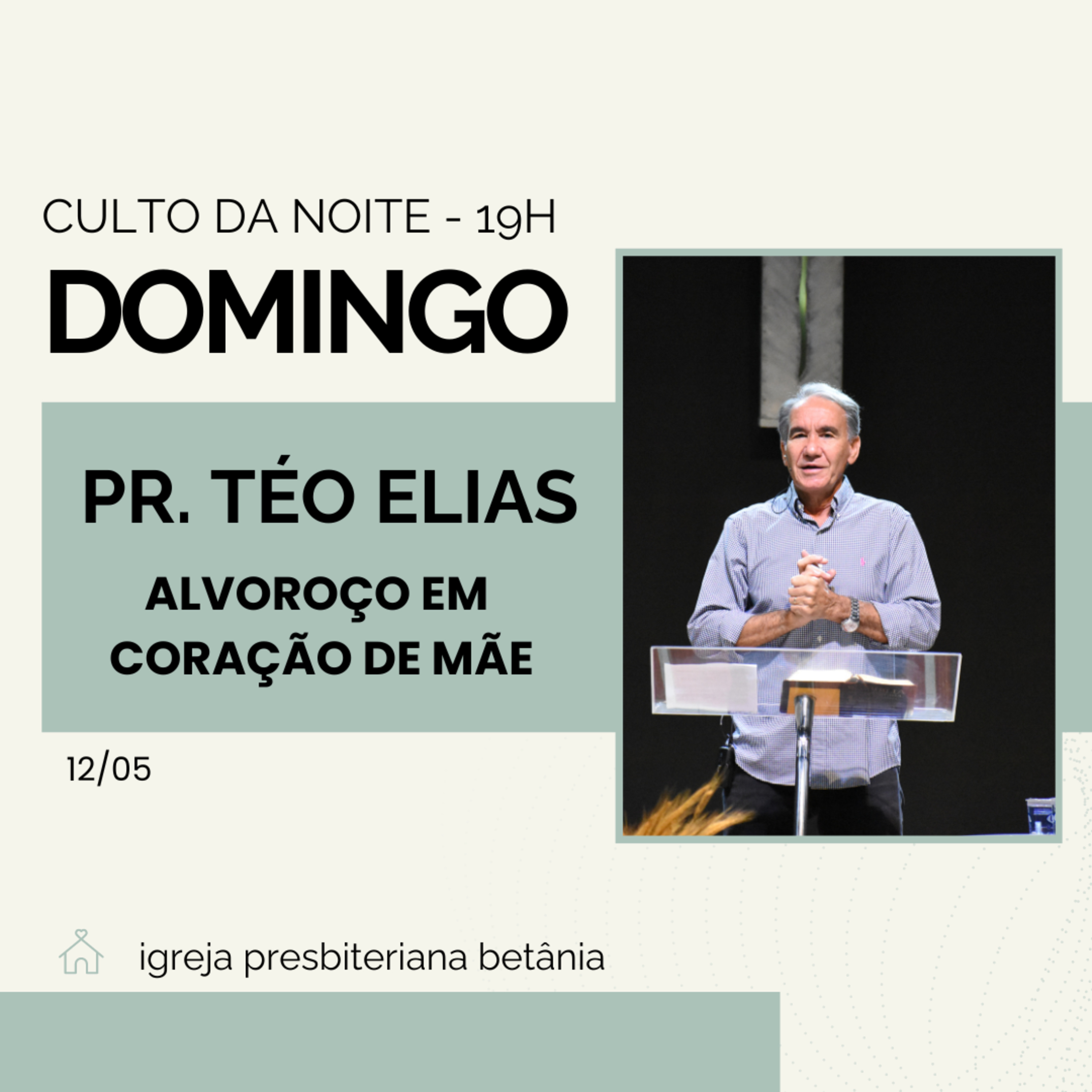 Culto da Noite 12.05.2024 - Alvoroço em coração de mãe - Lucas 7.11-17 | Pr. Téo Elias episode artwork