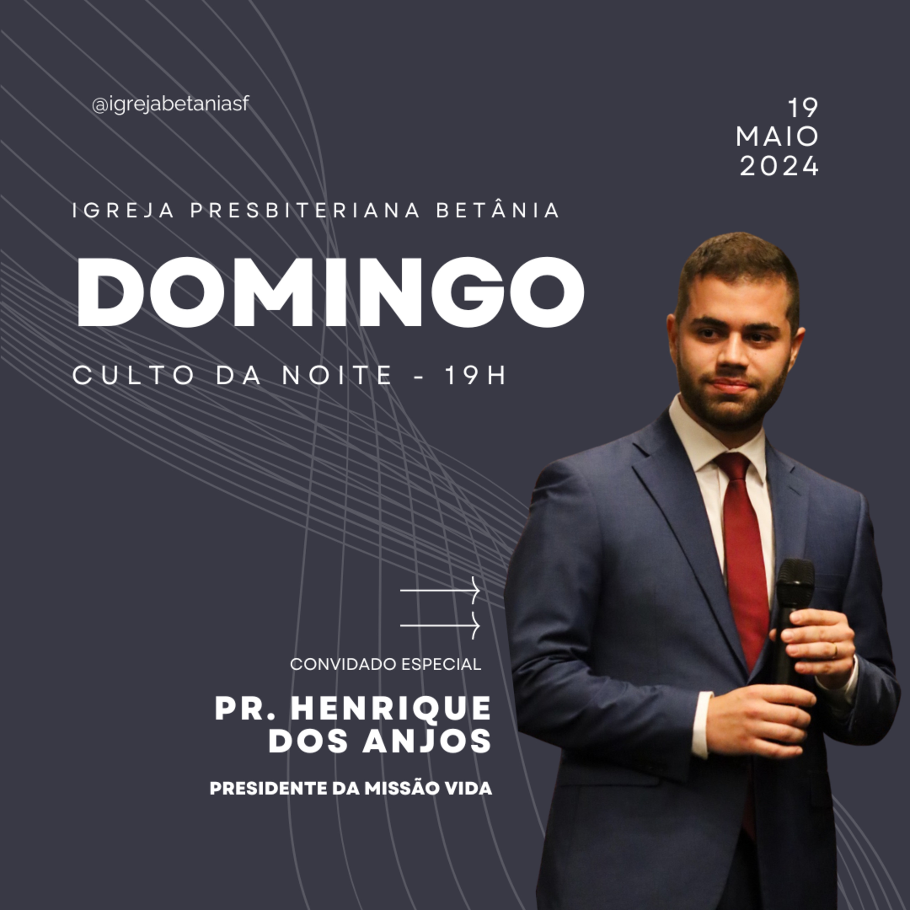 Culto da Noite 19.05.2024 - Gênesis 12.1-9 | Pr. Henrique dos Anjos episode artwork