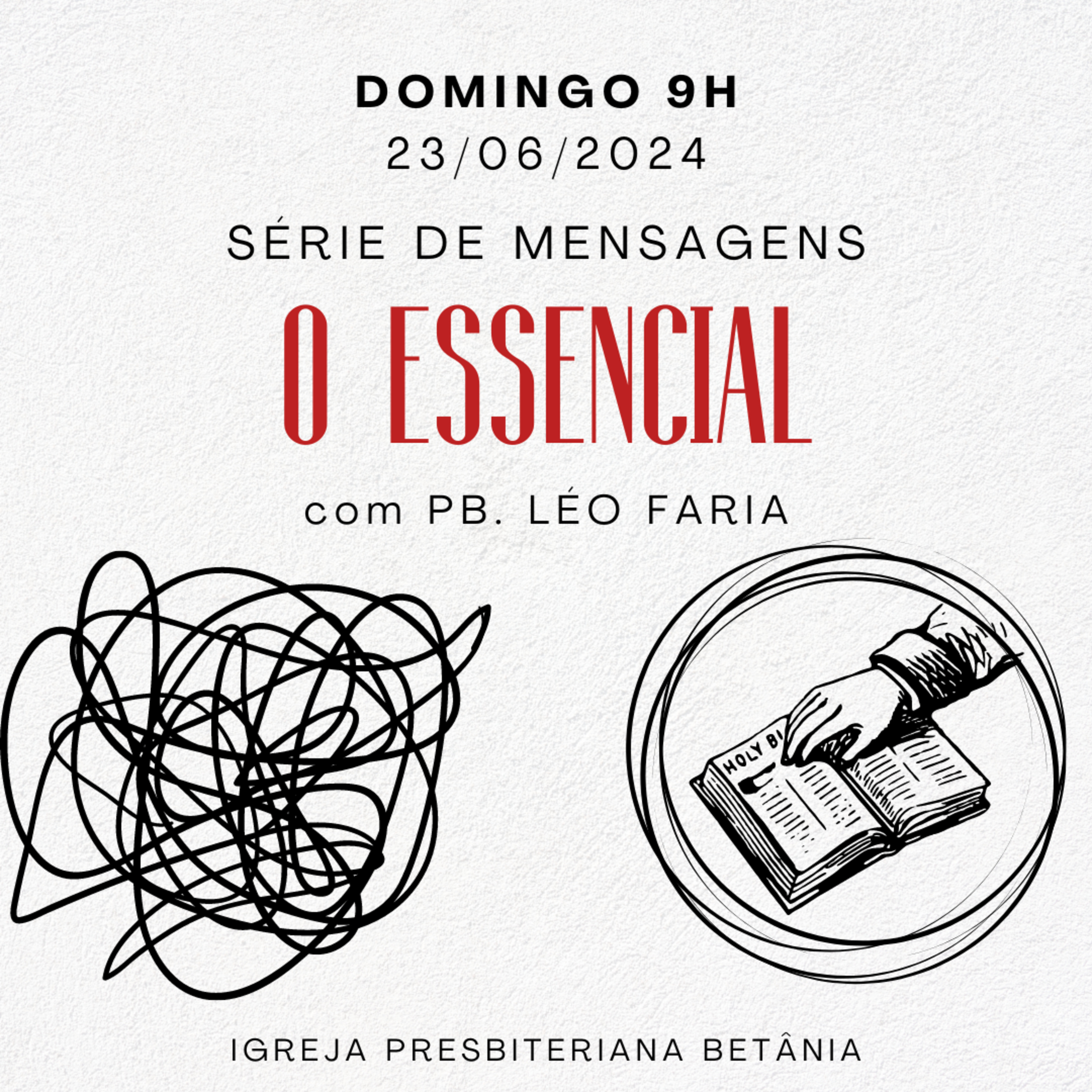Culto da Manhã 23.06.2024 - O Essencial - Filipenses 3.1; 4.4 | Léo Faria episode artwork
