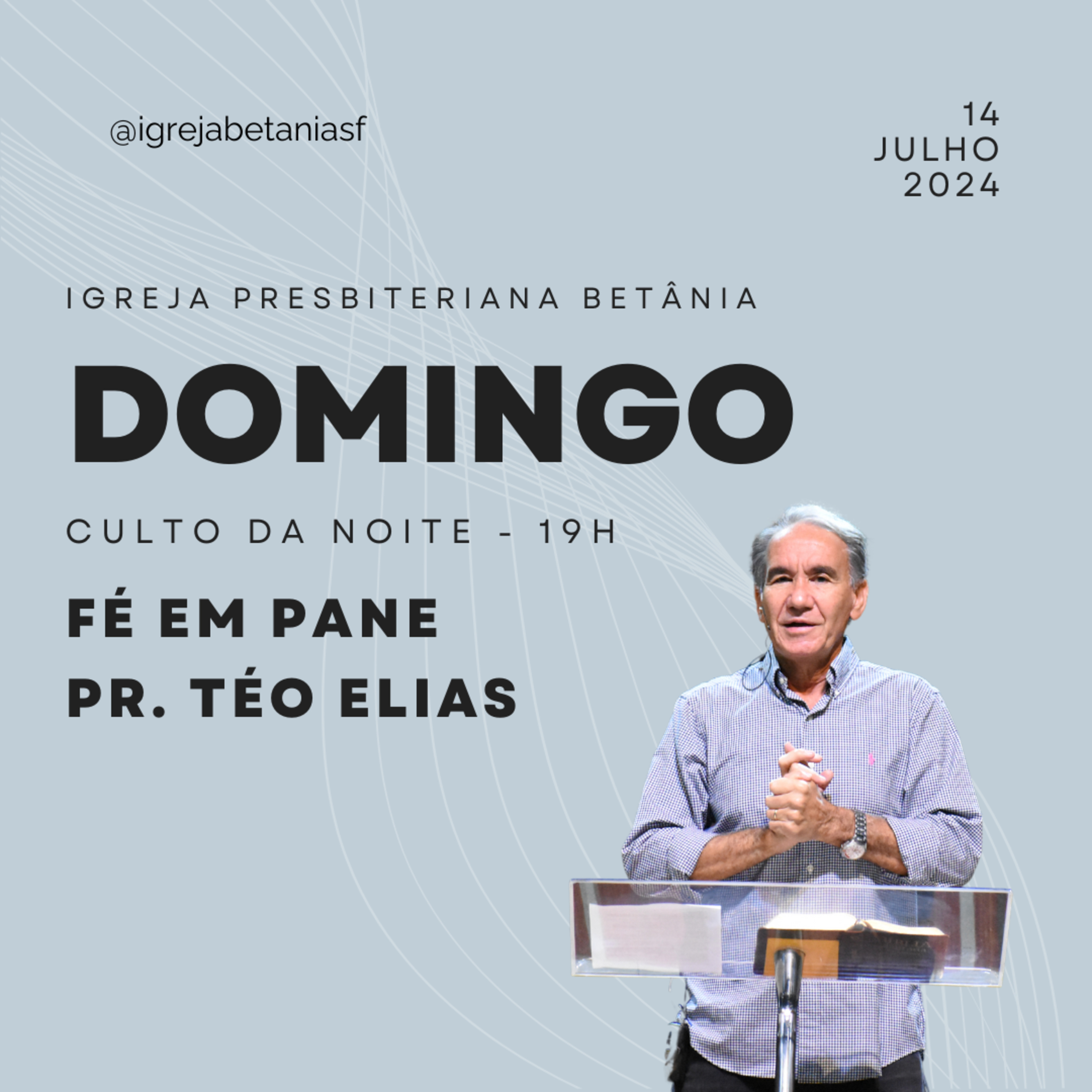 Culto da Noite 14.07.2024 - Fé em Pane - Salmo 73 | Pr. Téo Elias episode artwork