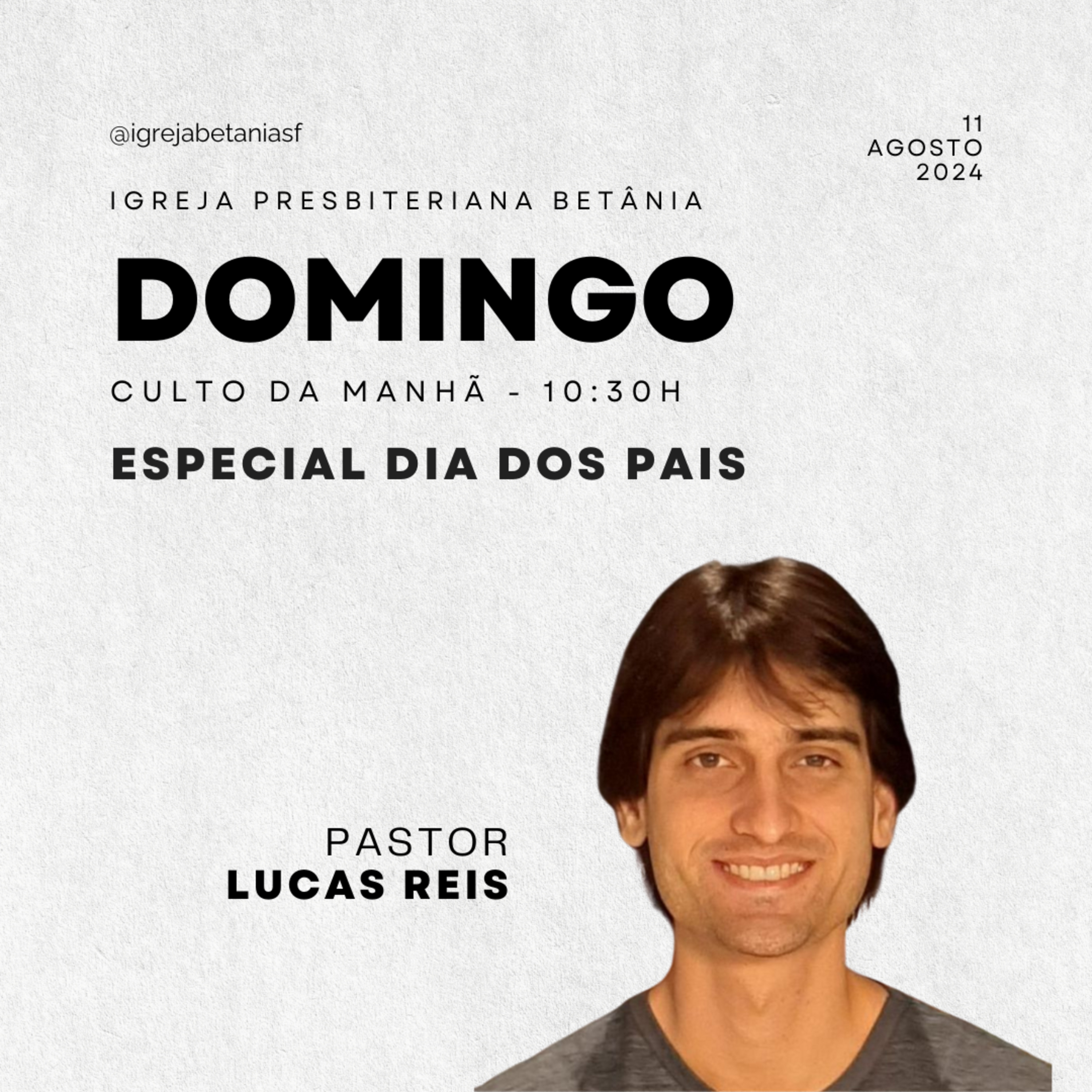 Culto da Manhã 11.08.2024 - Especial Dia dos Pais - Salmos 103 | Pr. Lucas Reis episode artwork