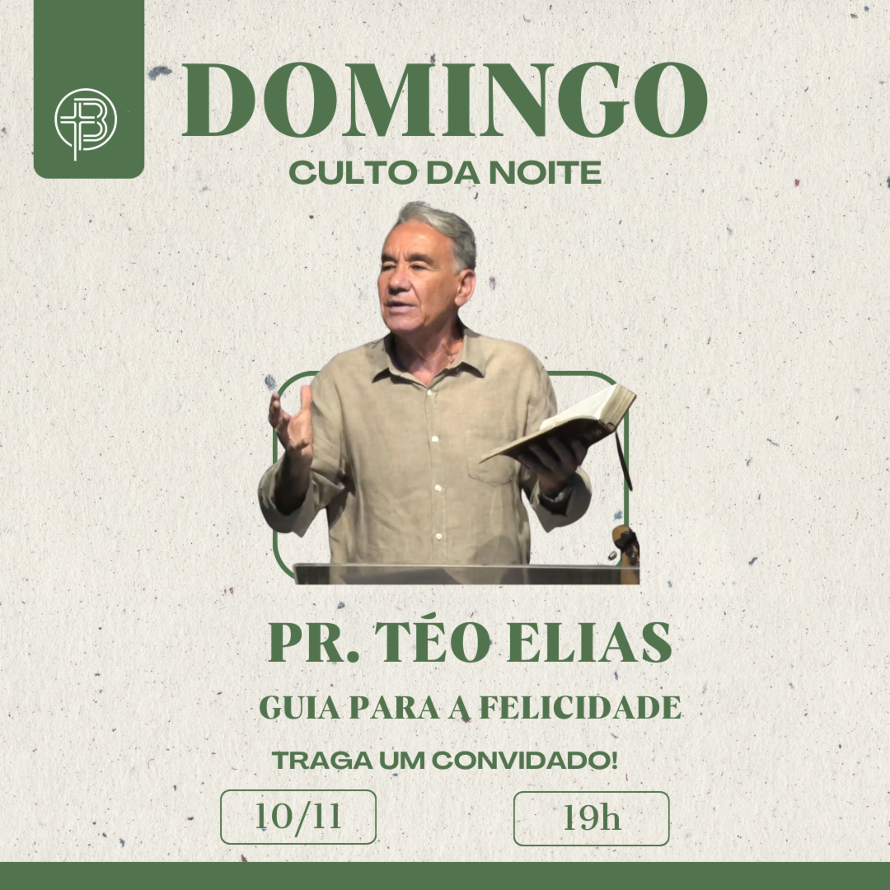 Culto da Noite 10.11.2024 - Guia para a felicidade | Pr. Téo Elias episode artwork