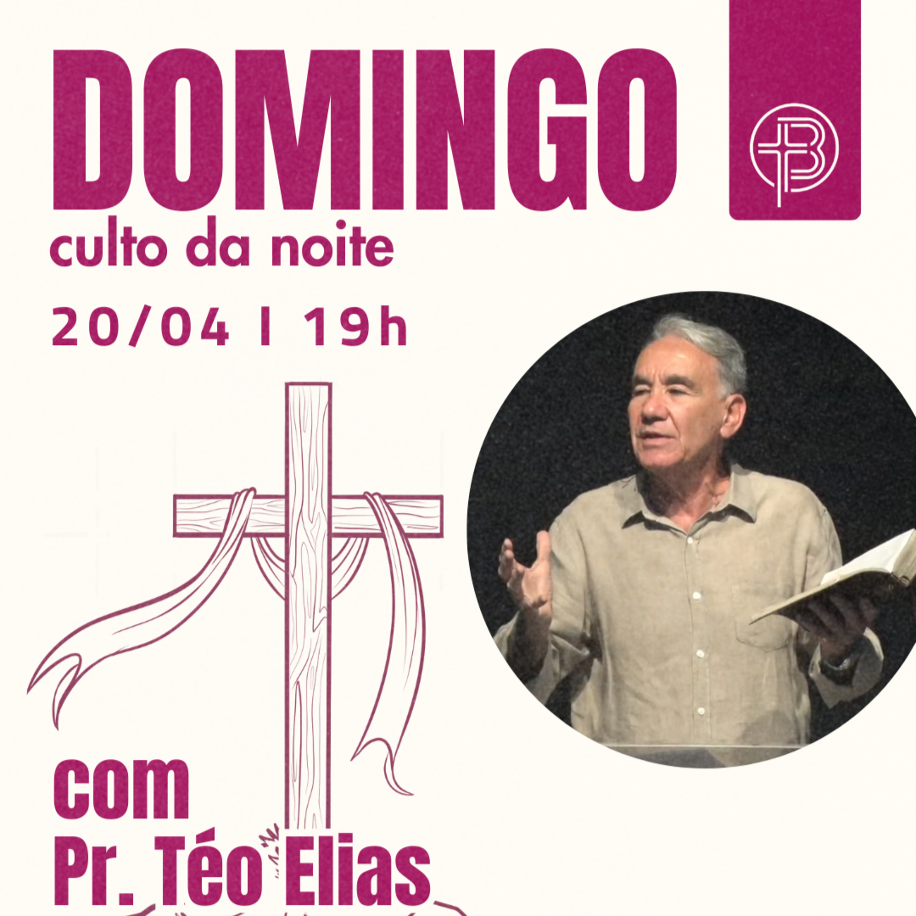 Culto da Noite 20.04.2025 - A Nova Rotina da Vida no Ambiente Milagroso... - João 21 | Pr. Téo Elias episode artwork