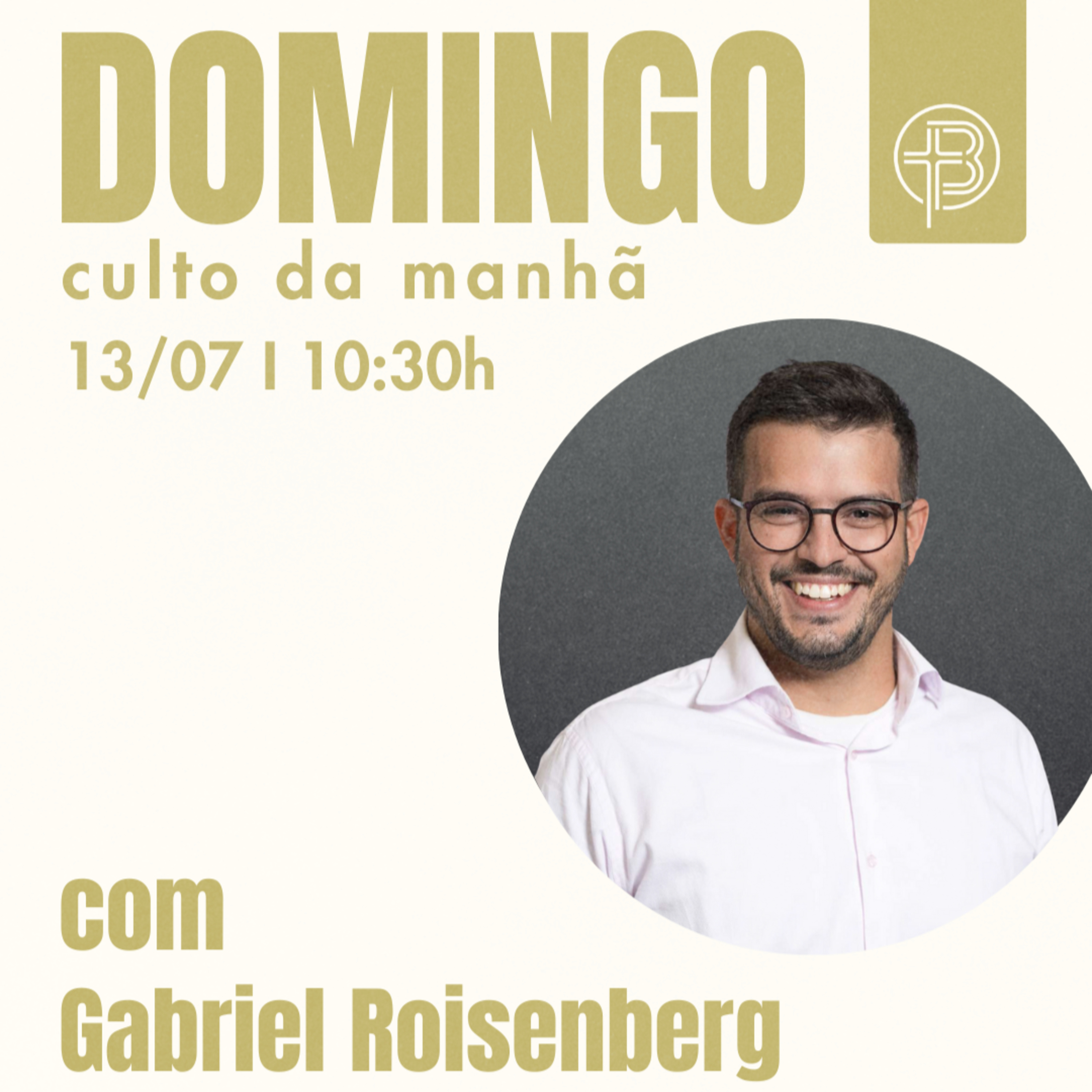 Culto da Manhã 13.07.2025 - Zacarias 3:1-10 | Gabriel Roisenberg episode artwork