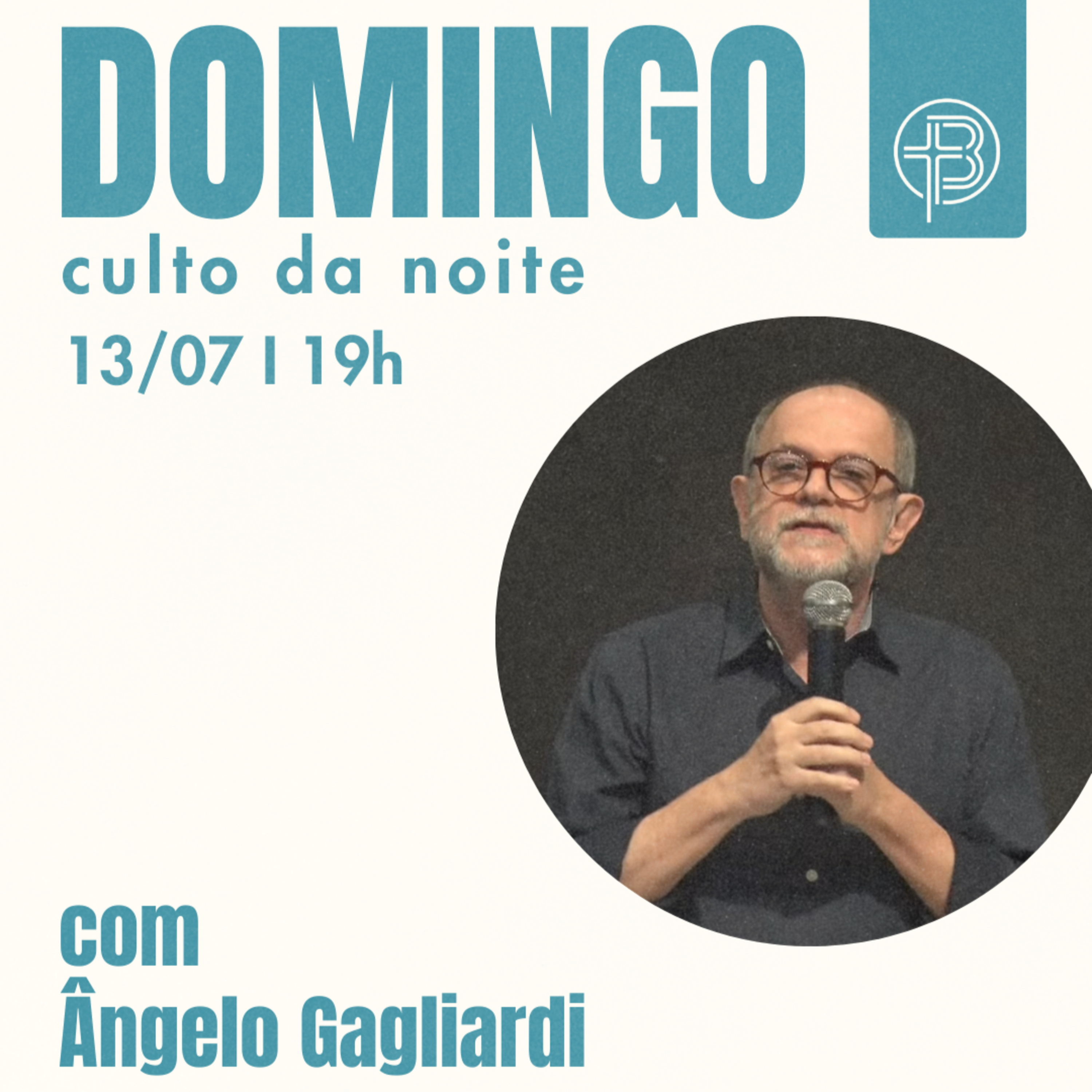 Culto da Noite 13.07.2025 - No tempo de Deus - Gênesis 12:1-4 | Pb. Ângelo Gagliardi episode artwork