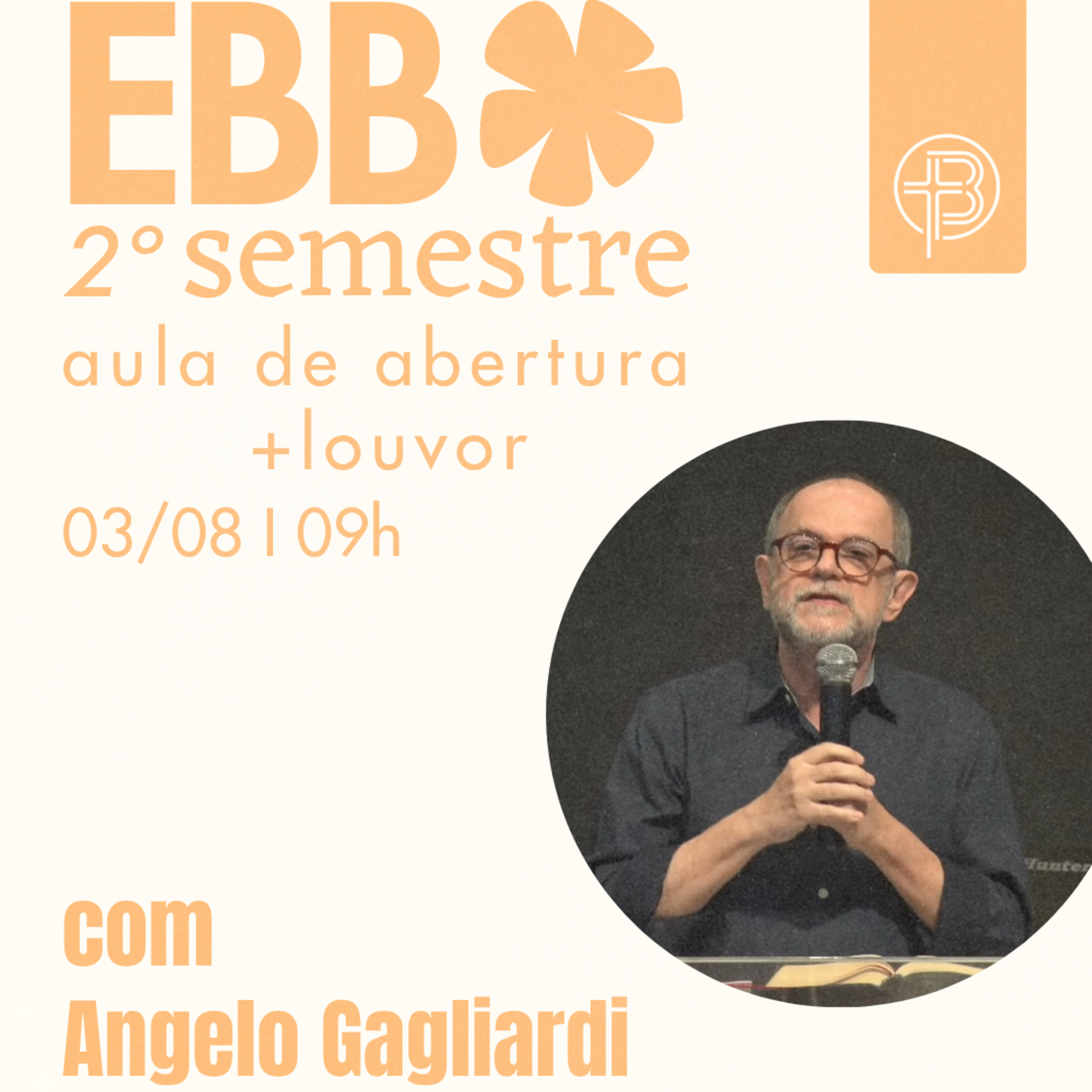 Culto da Manhã 03.08.2025 - Aula de Abertura Ebb 2° Semestre + Louvor | Pb. Ângelo Gagliardi episode artwork