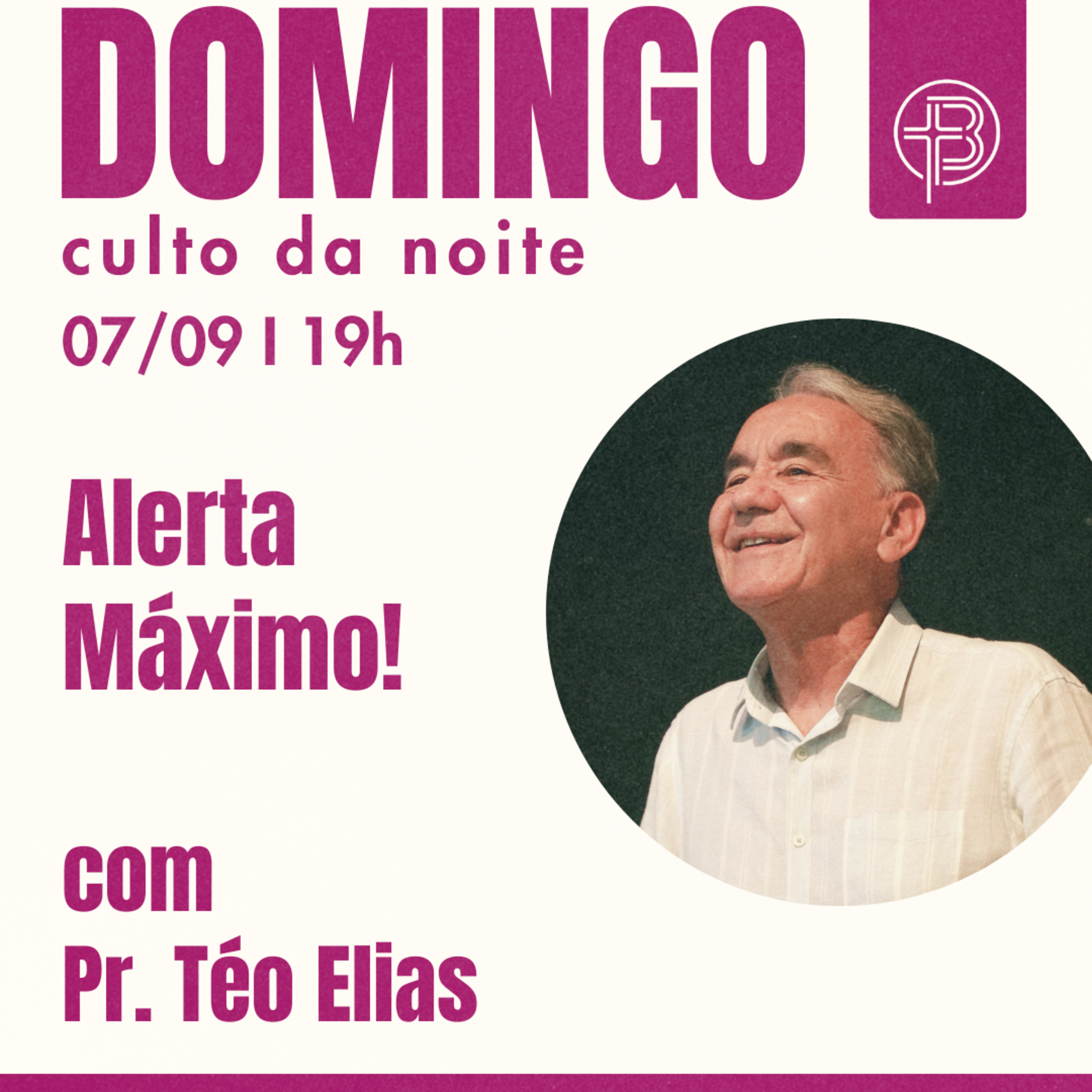 Culto da Noite 07.09.2025 - Alerta máximo! - Romanos 16:17-20 | Pr. Téo Elias episode artwork
