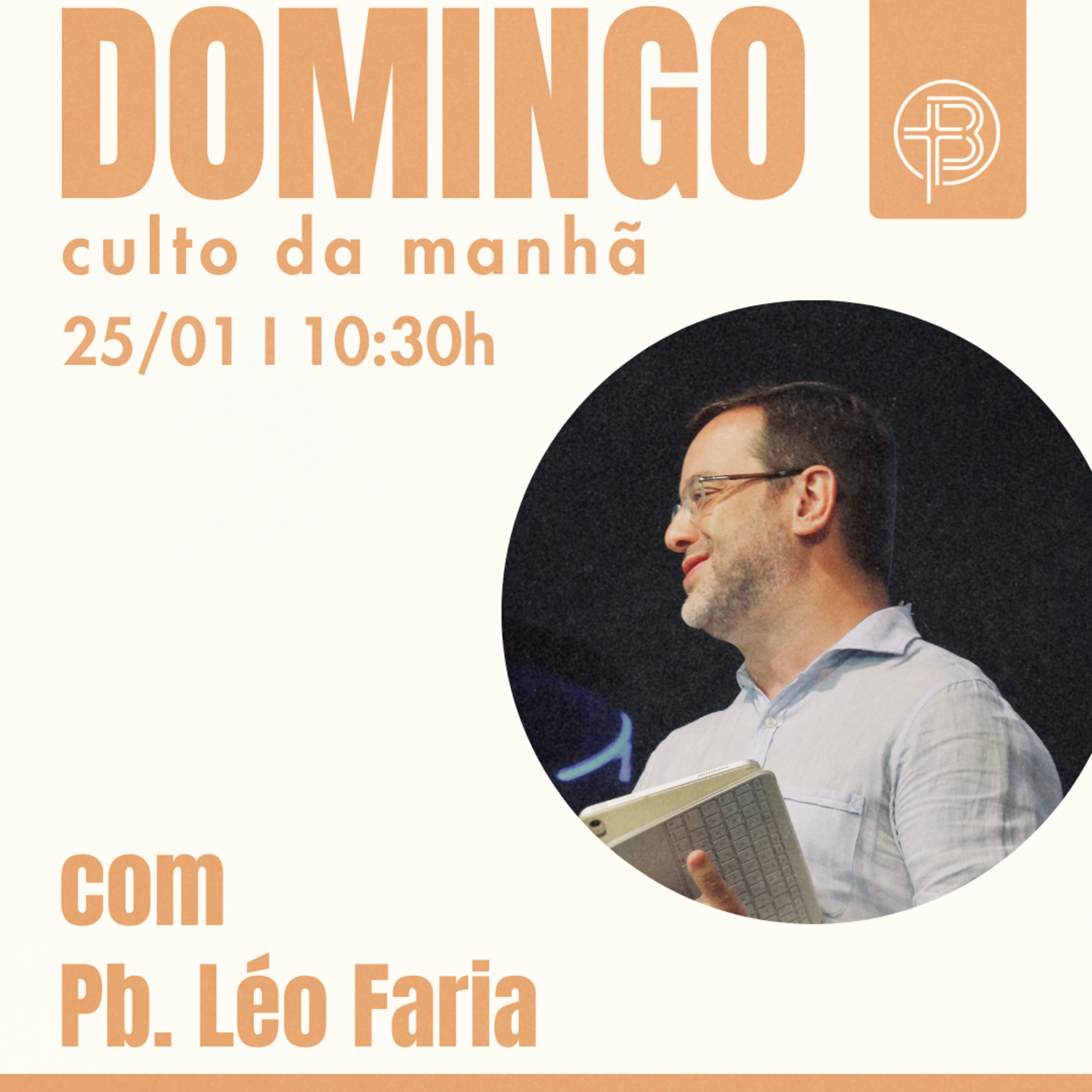 Culto da Manhã 25.01.2026 - Eu sou a Luz do mundo - João 8:12 | Pb. Léo Faria episode artwork