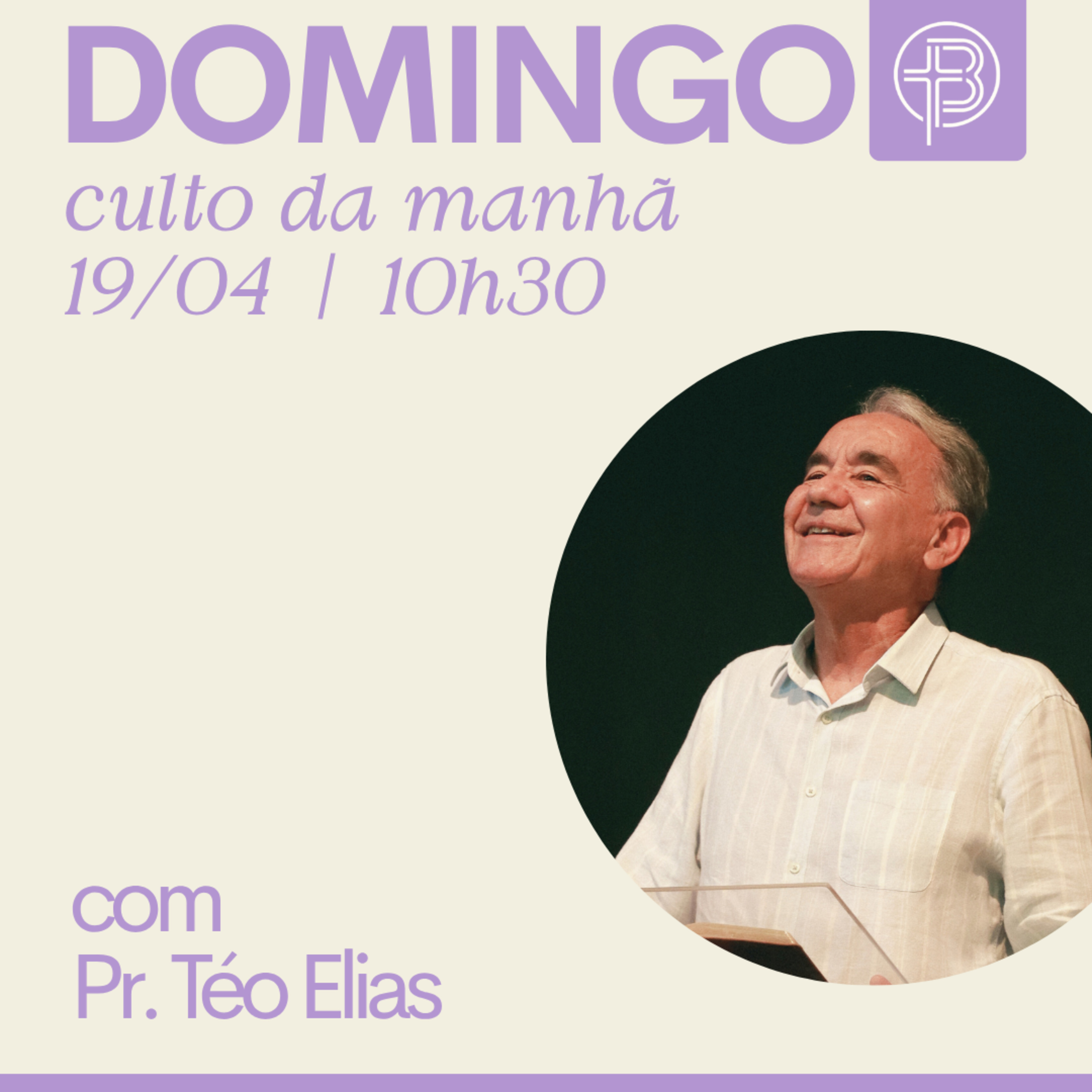 Culto da Manhã 19.04.2026 - Oração do atoleiro - Salmo 69:1-18 | Pr. Téo Elias episode artwork
