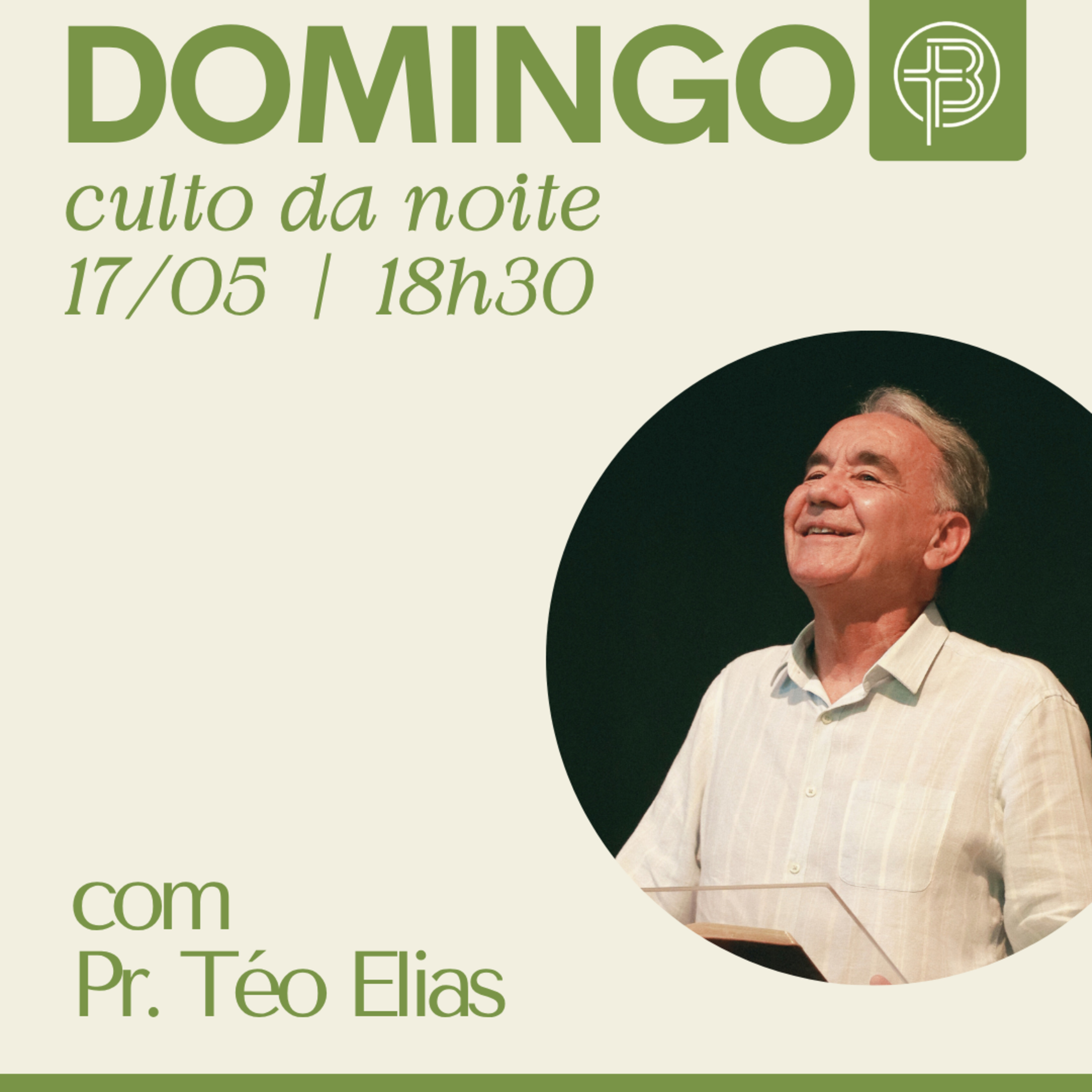 Culto da Noite 17.05.2026 - Confronto com a Graça no templo - João 8:1-11 | Pr. Téo Elias episode artwork