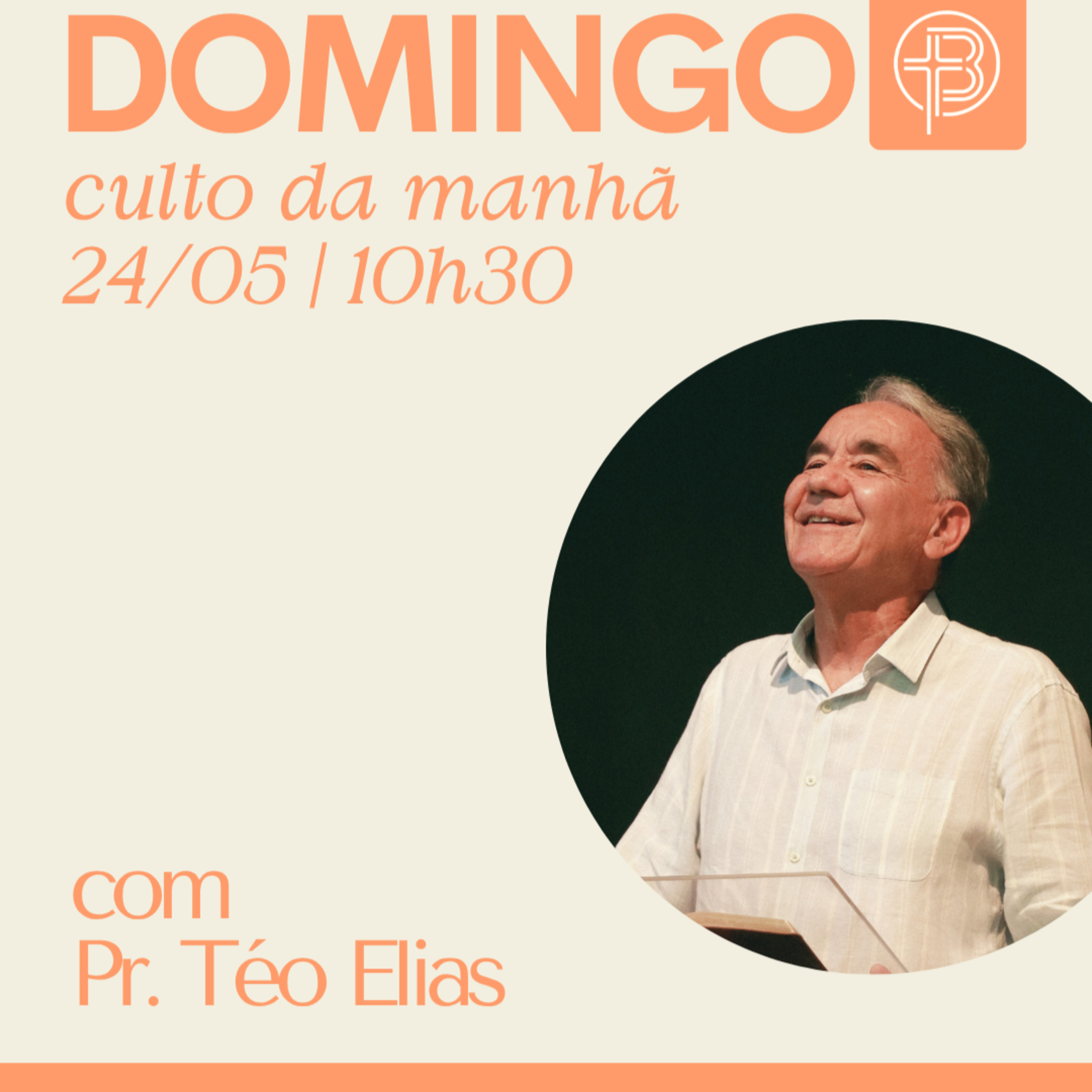 Culto da Manhã 24.05.2026 - Na hora do desapontamento - Salmo 55 | Pr. Téo Elias episode artwork