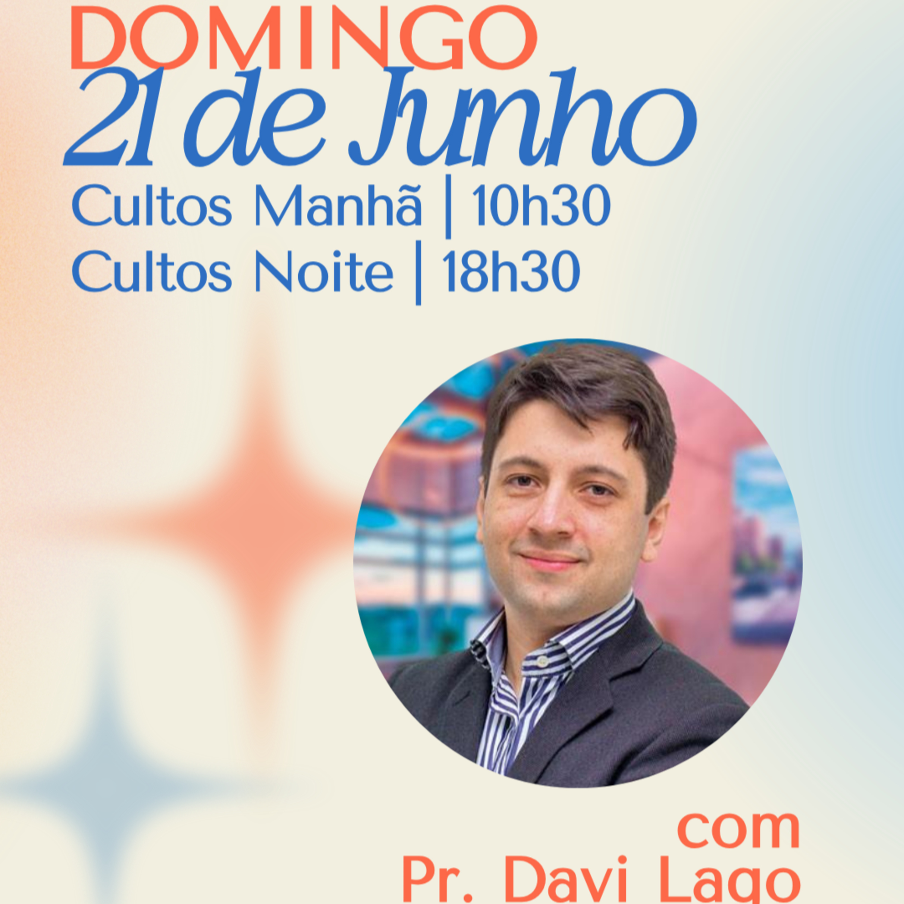 Culto da Manhã 21.06.2026 - A força do jovem - Provérbios 20:29 | Pr. Davi Lago episode artwork