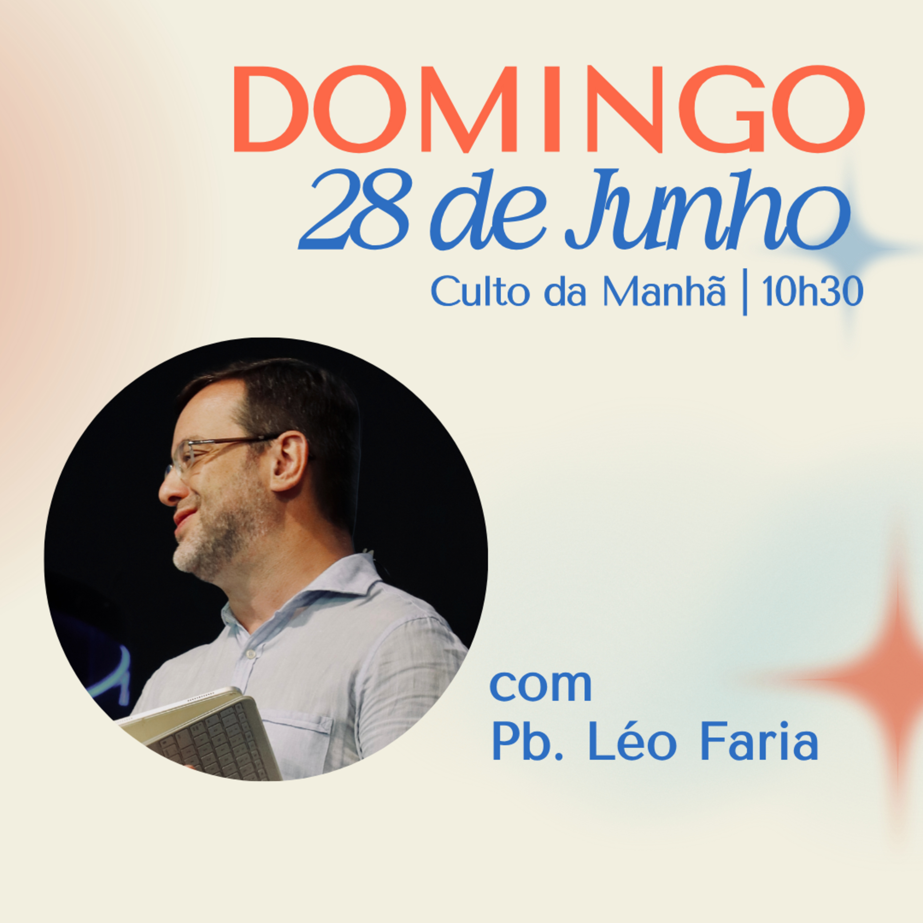 Culto da Manhã 28.06.2026 - Jesus Cristo, o verdadeiro presente da Igreja - Ap. 1 | Pb. Léo Faria episode artwork