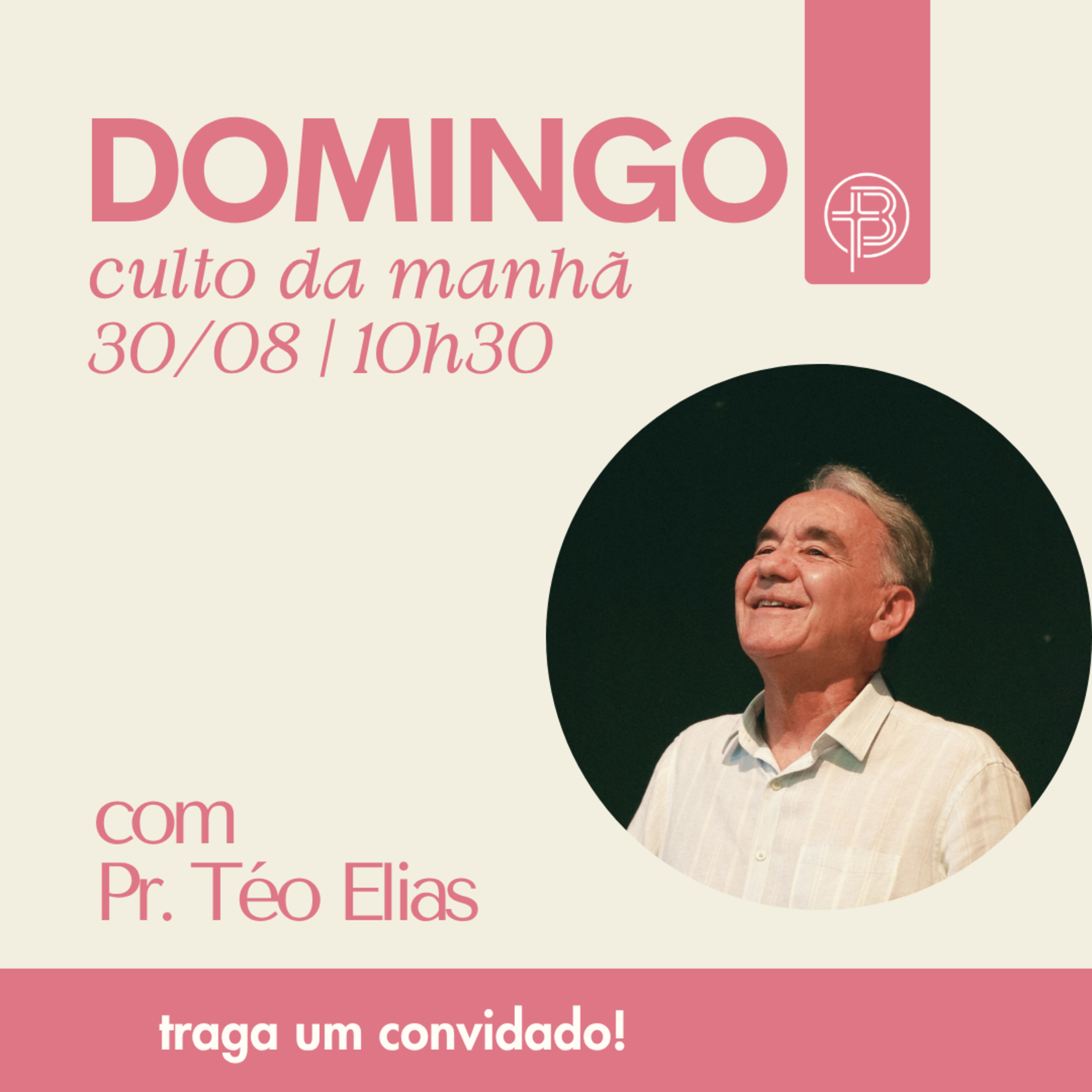 Culto da Manhã 30.08.2026 - Salvo da perda total - Salmo 116 | Pr. Téo Elias episode artwork