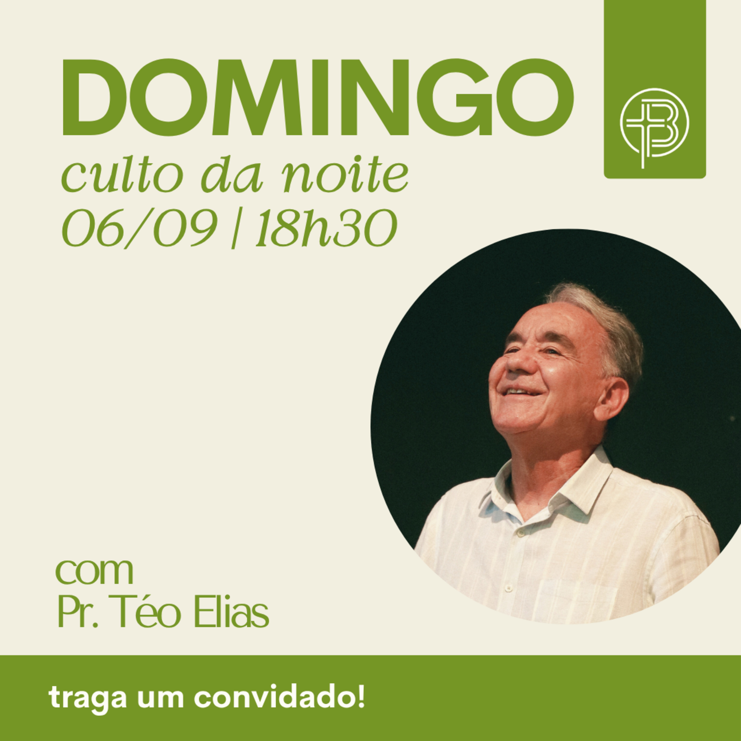 Culto da Noite 06.09.2026 - Frutificando no ambiente hostil do mundo - João 15 | Pr. Téo Elias episode artwork