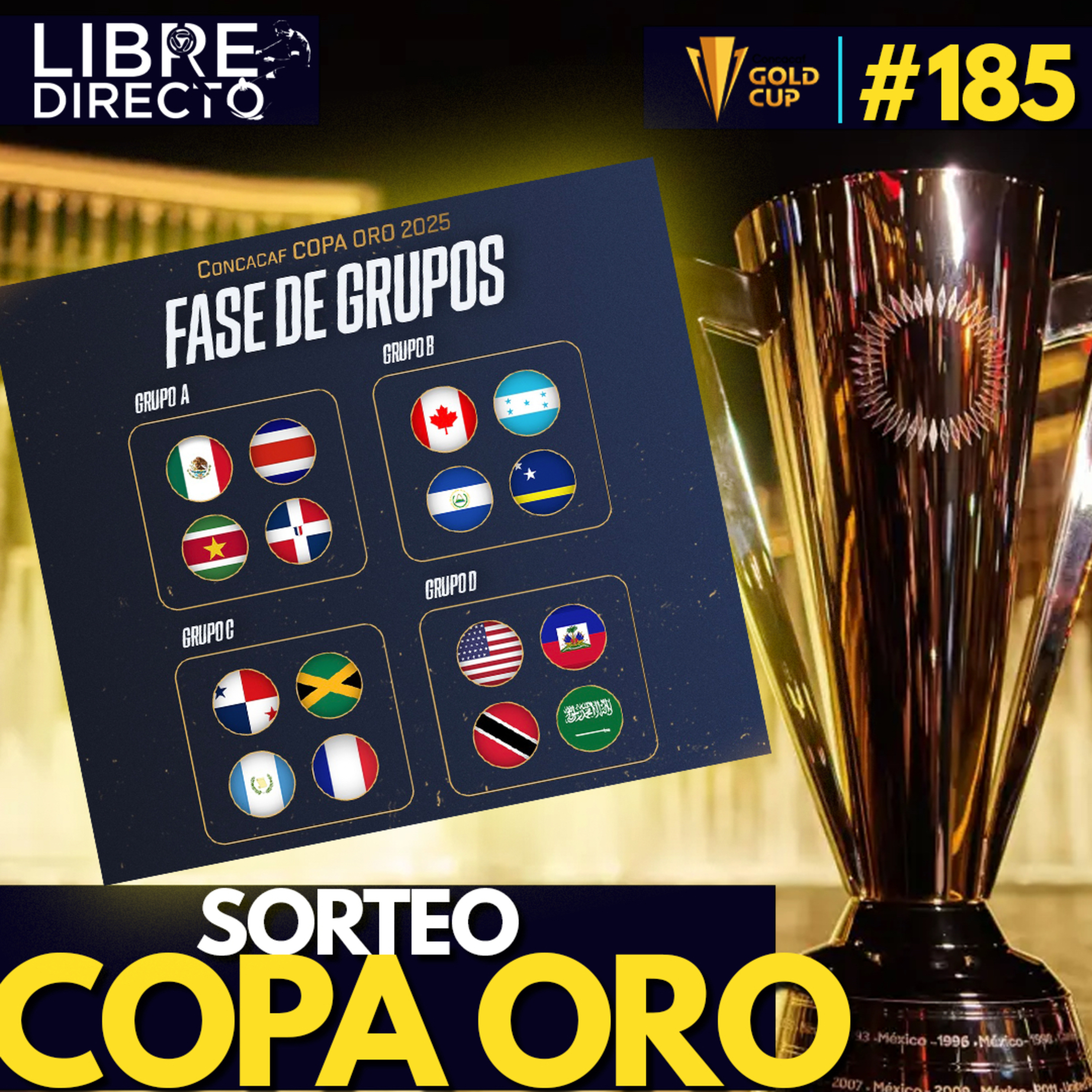 ASÍ QUEDARON LOS GRUPOS DE LA 🏆 COPA ORO🔥 | 🇨🇷🇬🇹🇸🇻🇭🇳🇵🇦 MUFAMOS A CADA SELECCIÓN CENTROAMERICANA🤩 episode artwork