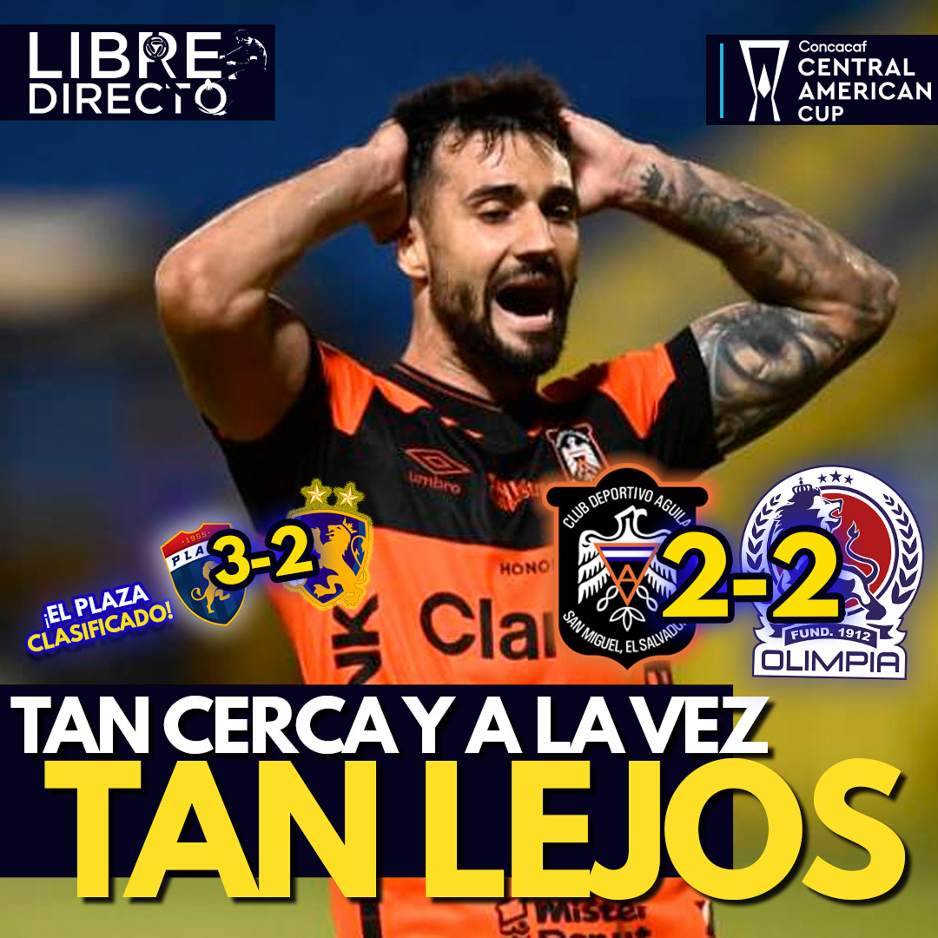 🇸🇻🟠ÁGUILA 2-2 OLIMPIA⚪️🇭🇳 Otra vez un PARTIDAZO de Águila que se queda con las manos vacías Y VAN... episode artwork
