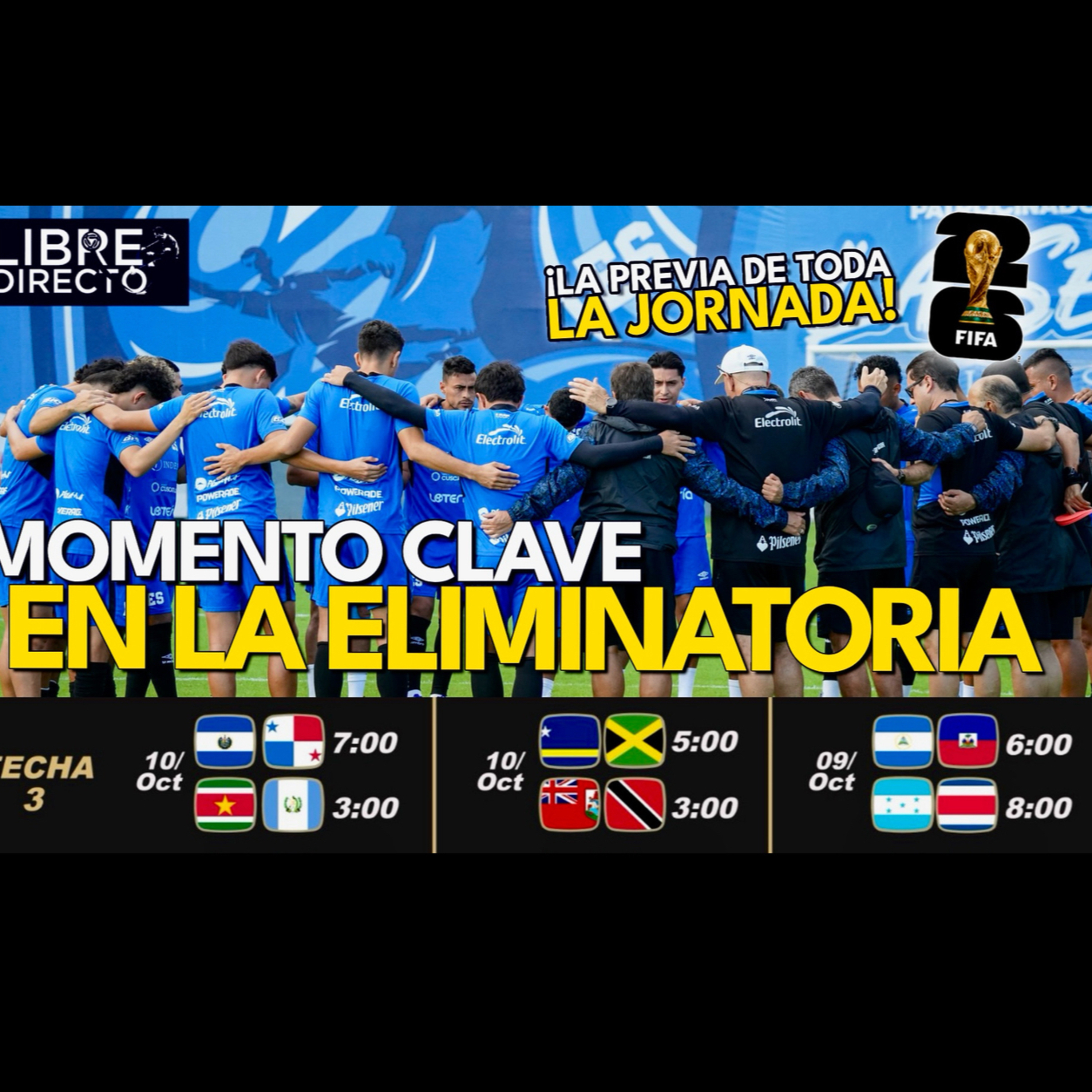 🇸🇻 LA SELECTA, CON TODO EN CONTRA ANTE PANAMÁ🇵🇦 | 🇨🇷 COSTA RICA LLEGA URGIDA A HONDURAS 🇭🇳 episode artwork
