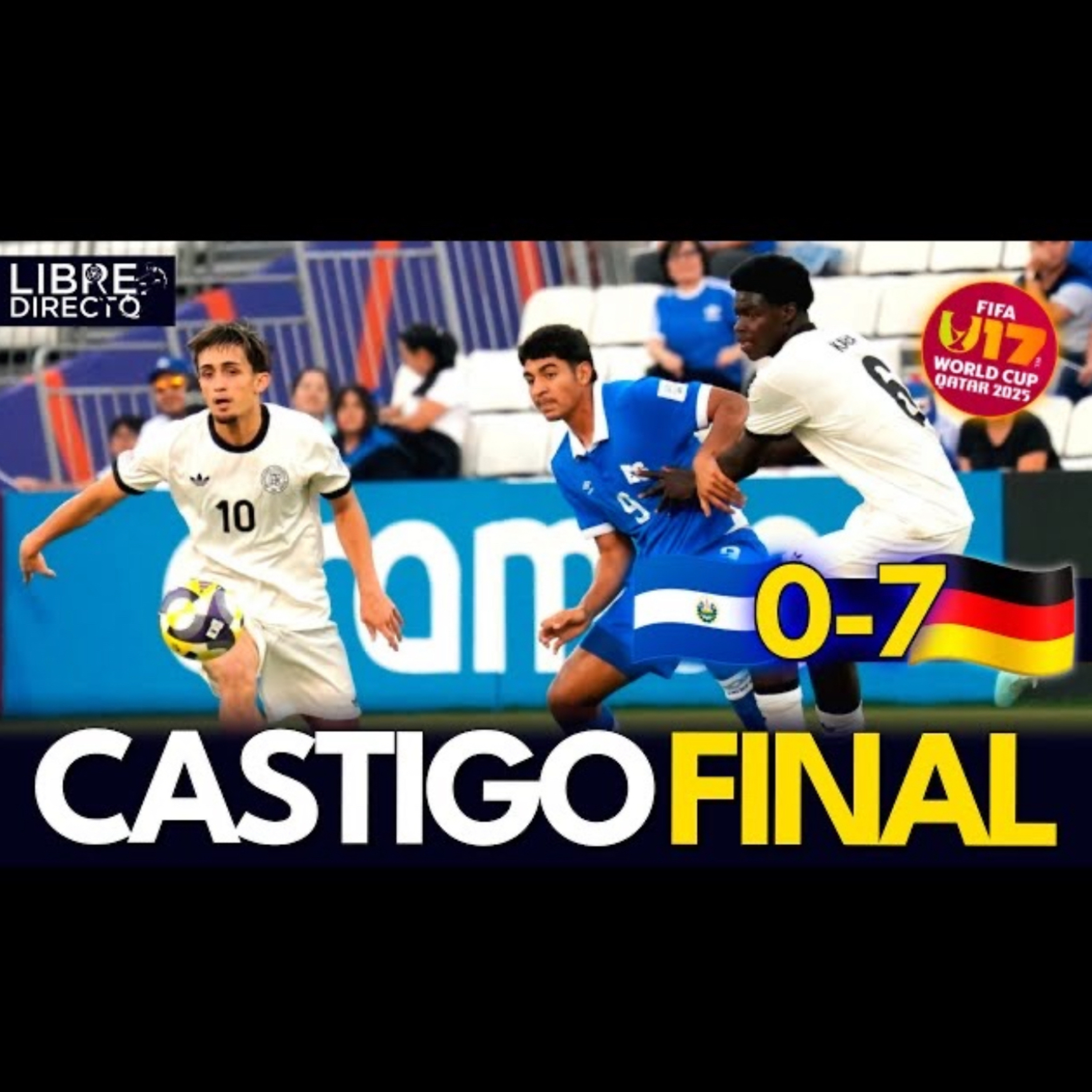 🇸🇻EL SALVADOR 0-7 ALEMANIA🇩🇪 | Duro castigo para la Azulita en su última noche en el Mundial Sub-17 episode artwork