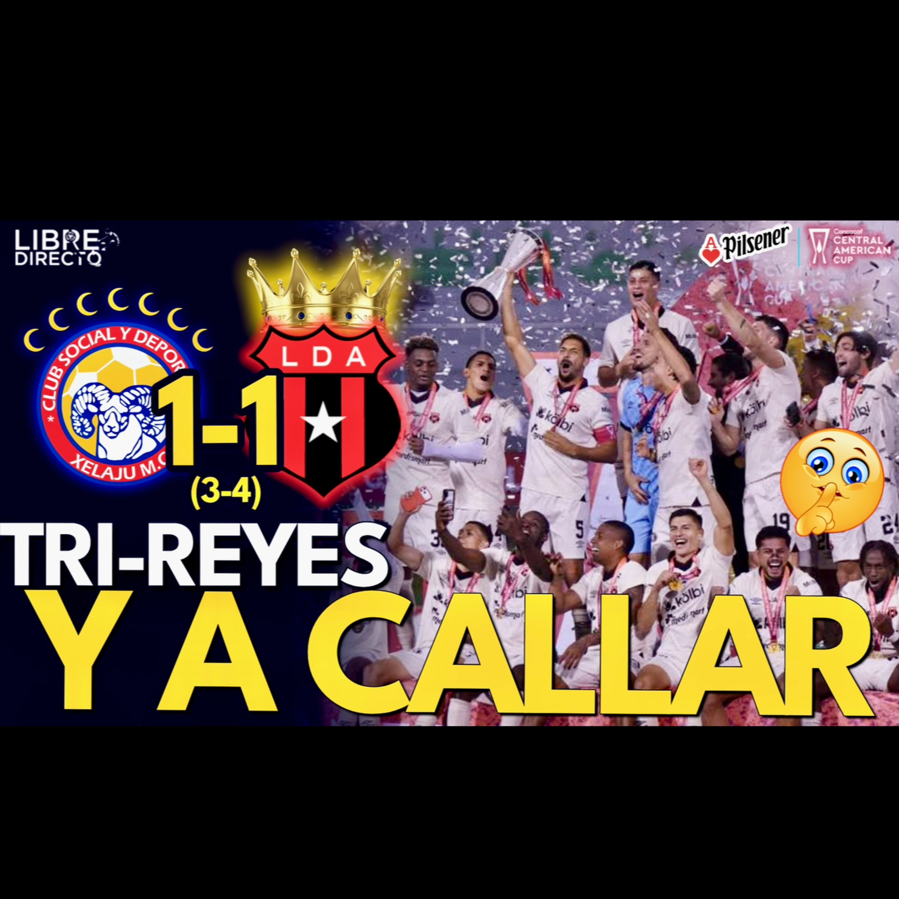 🇬🇹 Xelajú 1(3-4)1 Alajuelense🇨🇷 El Xela CAE ante un león⚫🦁🔴IMPLACABLE y 👑TRICAMPEÓN de CENTROAMÉRICA episode artwork