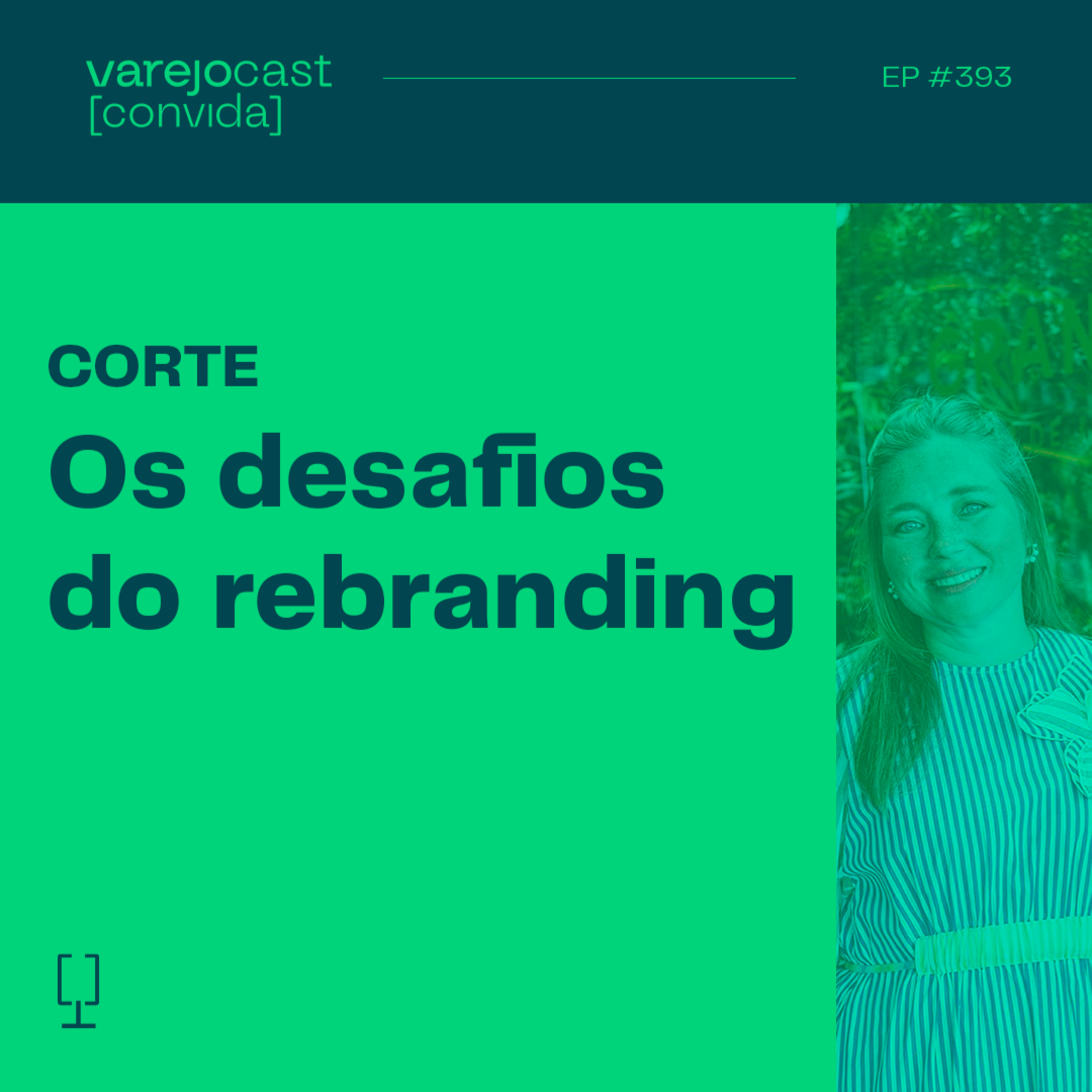 Os desafio do rebranding [varejocast] cortes EP 393 episode artwork