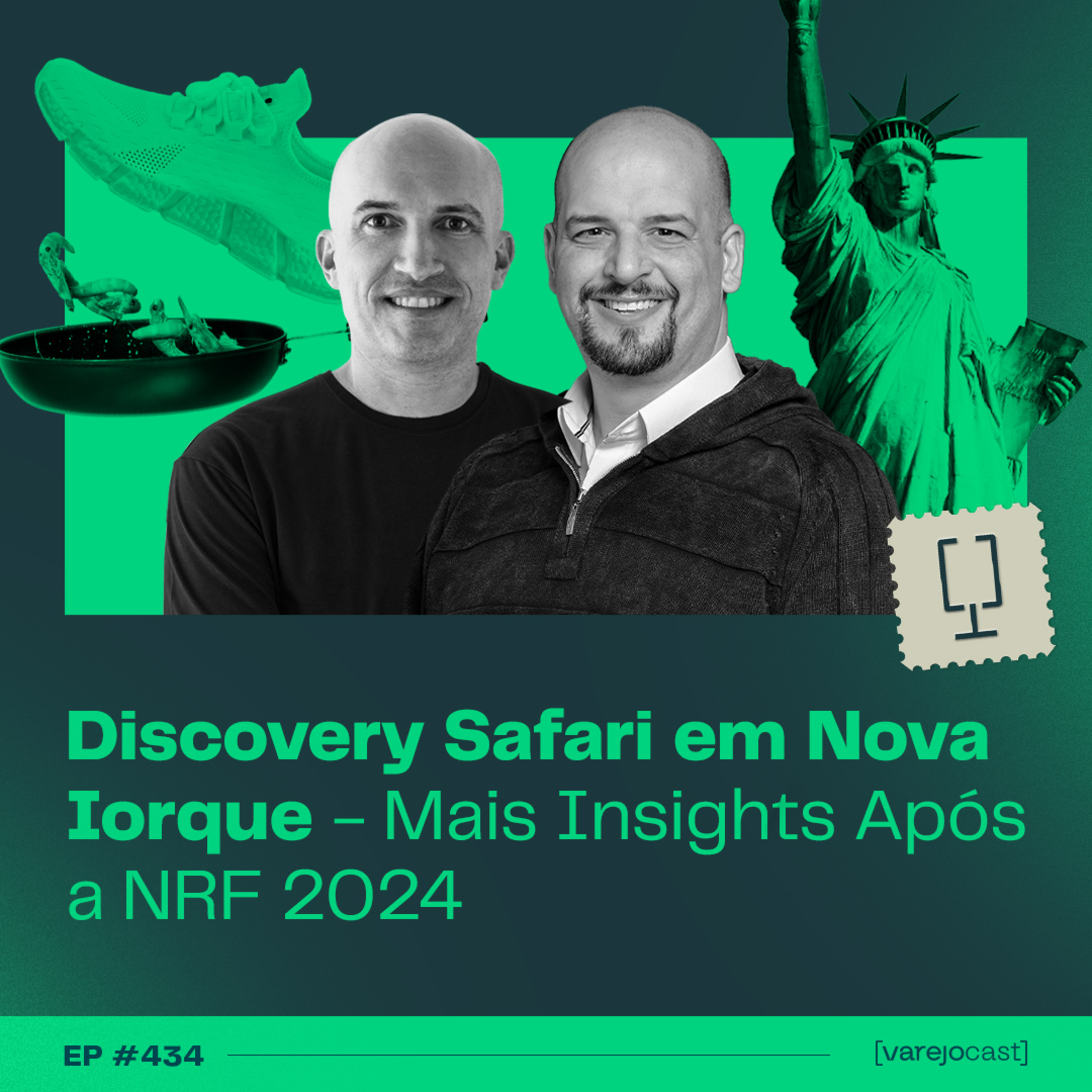 Discovery Safari em Nova Iorque - Mais Insights Após a NRF 2024 [varejocast] #434 episode artwork