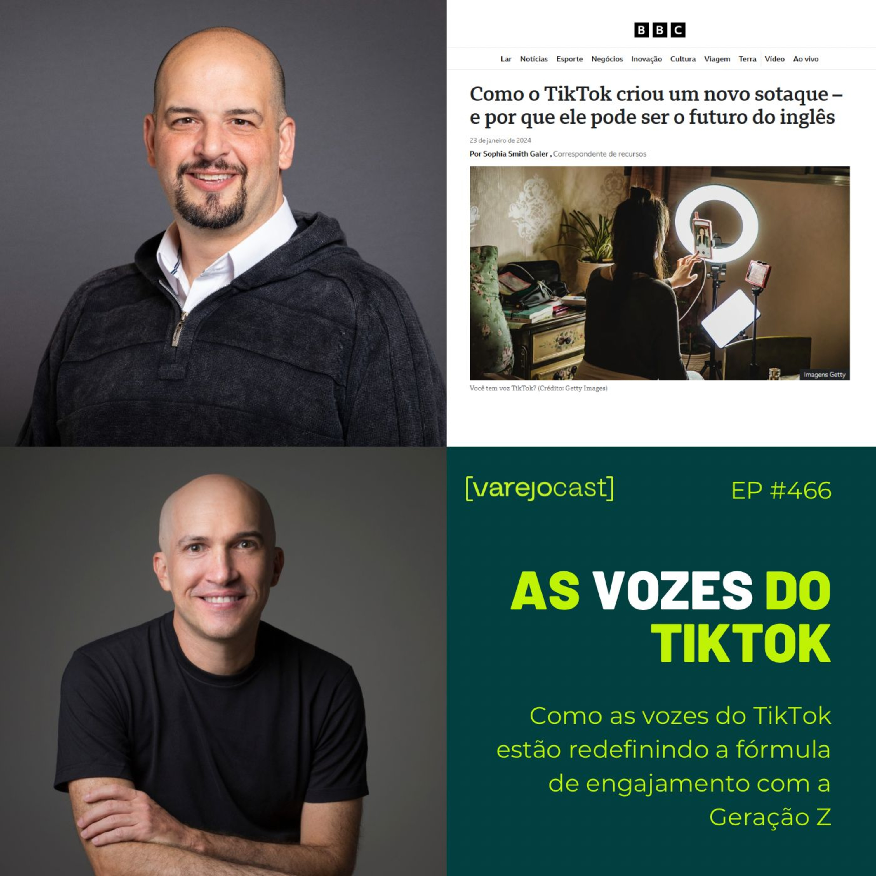 Engajando com a Geração Z: A ciência por trás das vozes do TikTok [varejocast] t&p #466 episode artwork