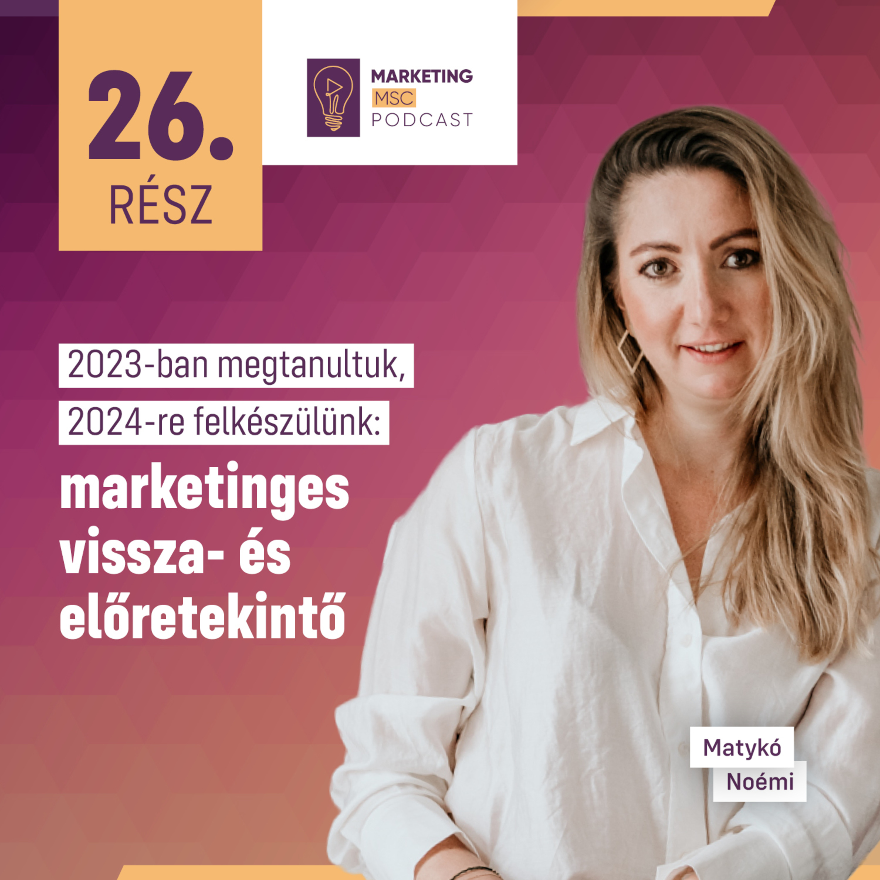 #26 Marketinges vissza- és előretekintő