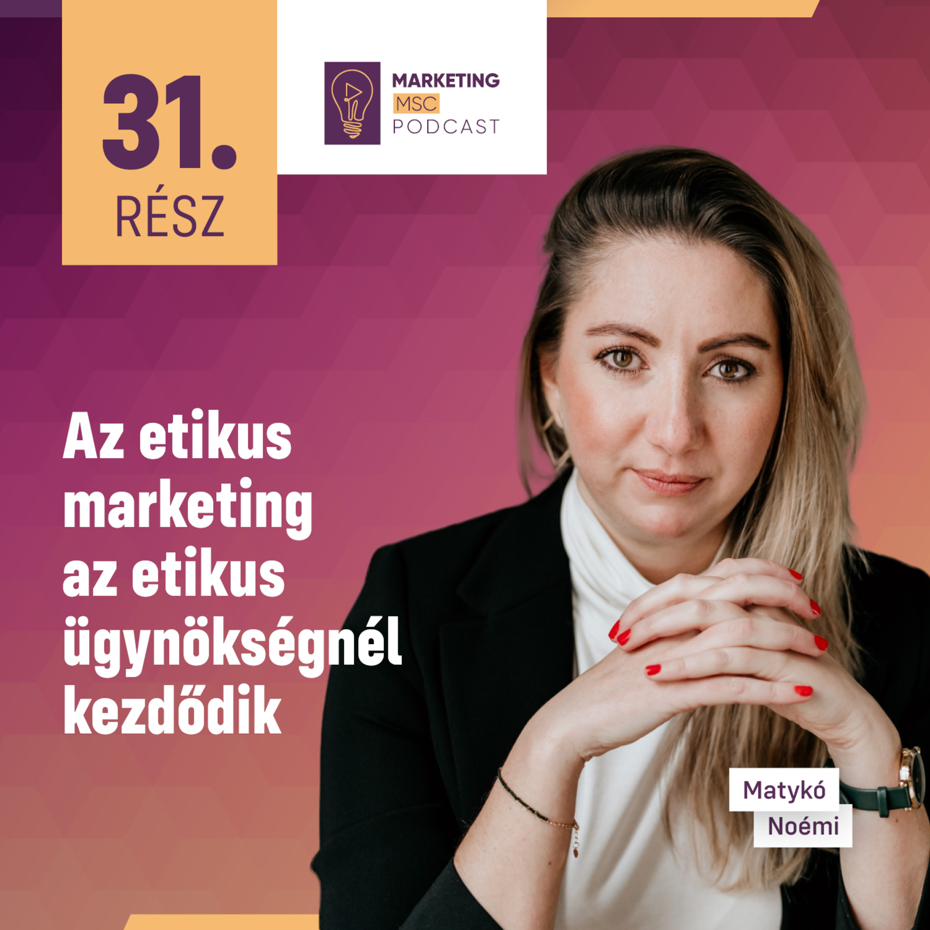 #31 Az etikus marketing az etikus ügynökségnél kezdődik | Marketing MSc Podcast