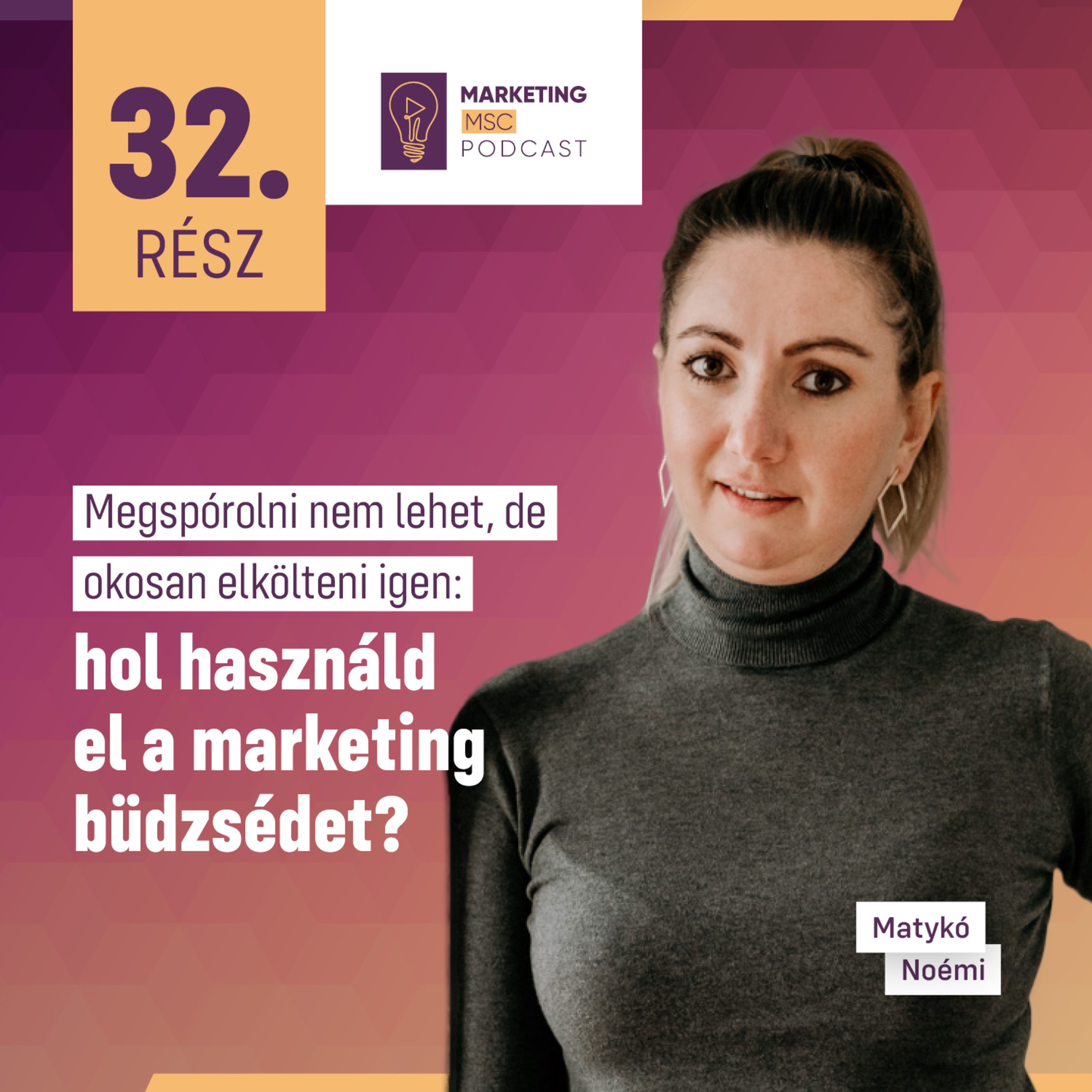 #32. Megspórolni nem lehet, de okosan elkölteni igen: hol használd el a marketing büdzsédet? | Marketing MSc Podcast