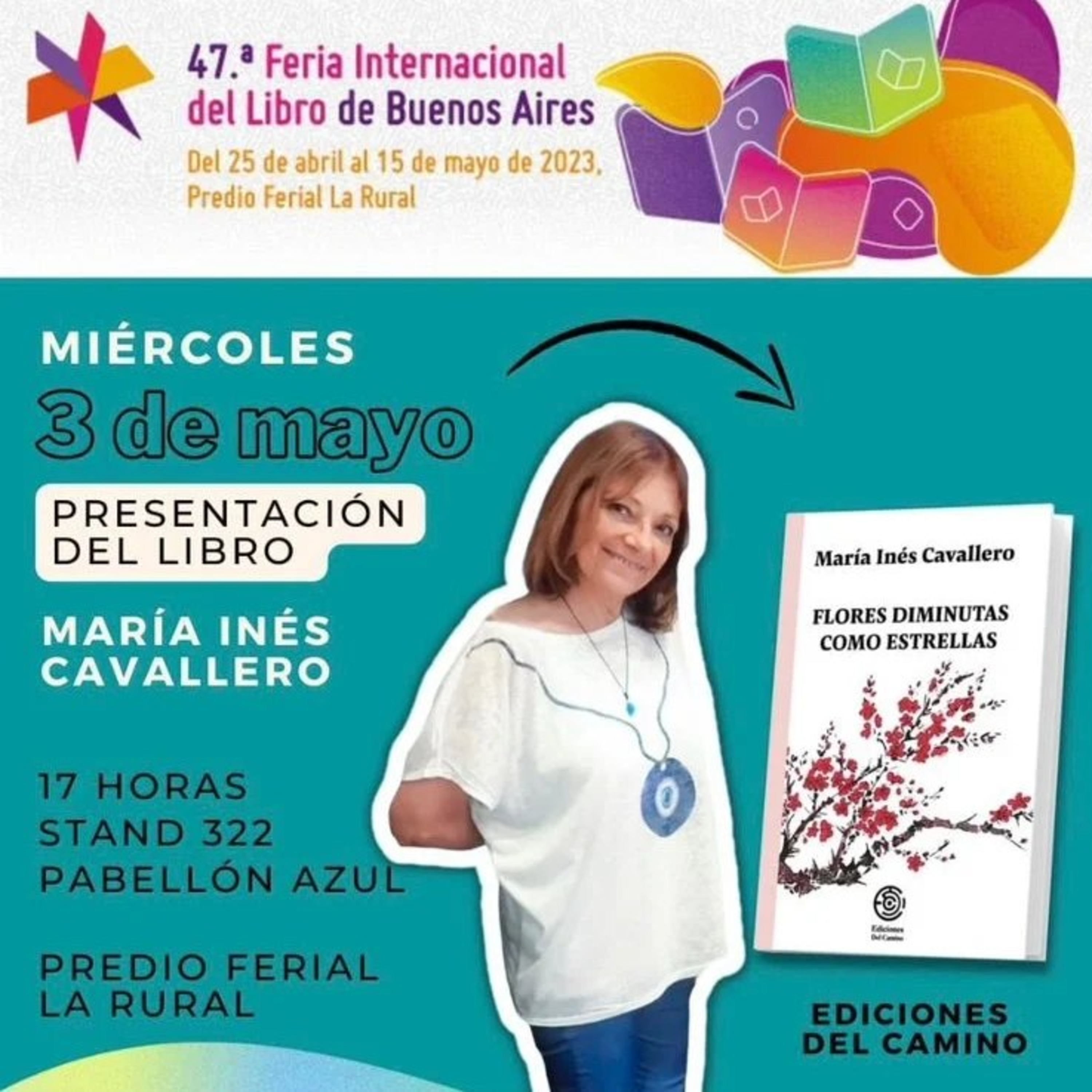 Café Literario Adela. Desde la Feria del Libro. 1 parte. María Inés Cavallero y su editor 3 de mayo de 2023  episode artwork