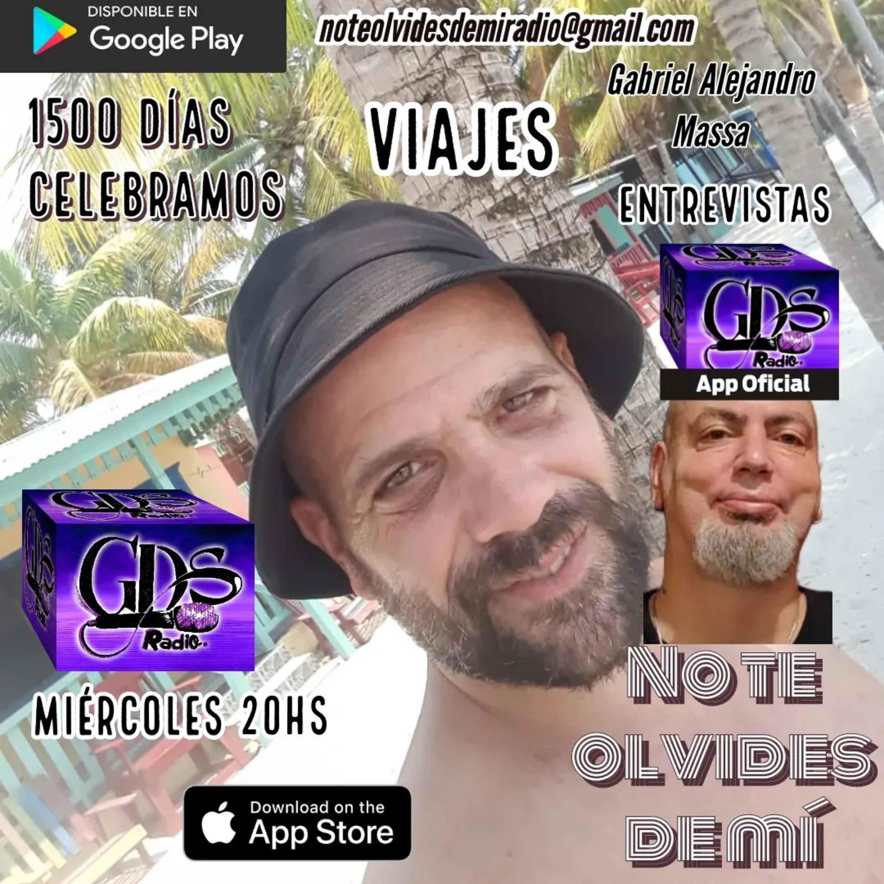 No te olvides de mí . Hoy: 1500 días de Ariel el viajero. 17 de mayo de 2023 episode artwork