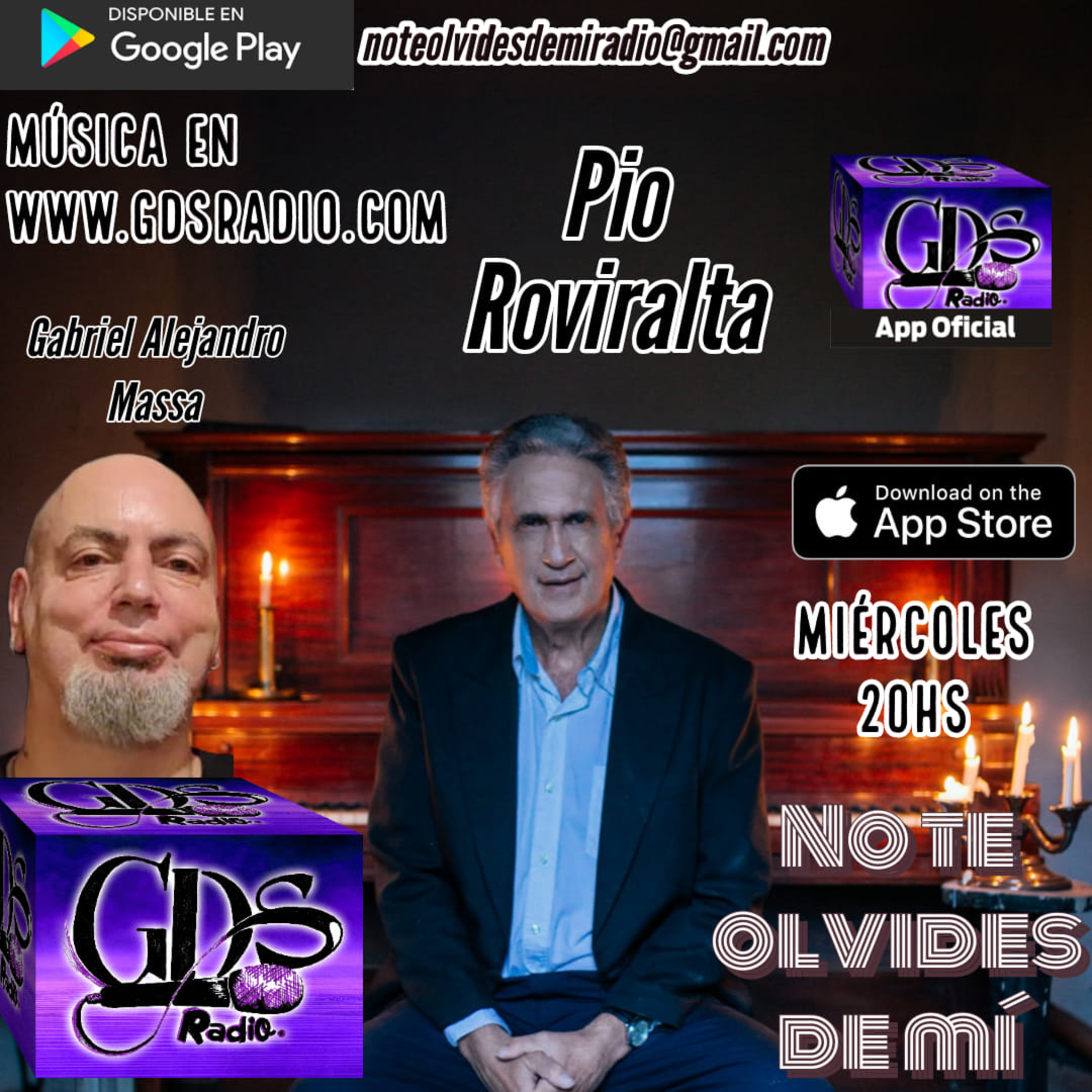 No te olvides de mí. Hoy Pio Roviralta. 7 de junio de 2023 episode artwork