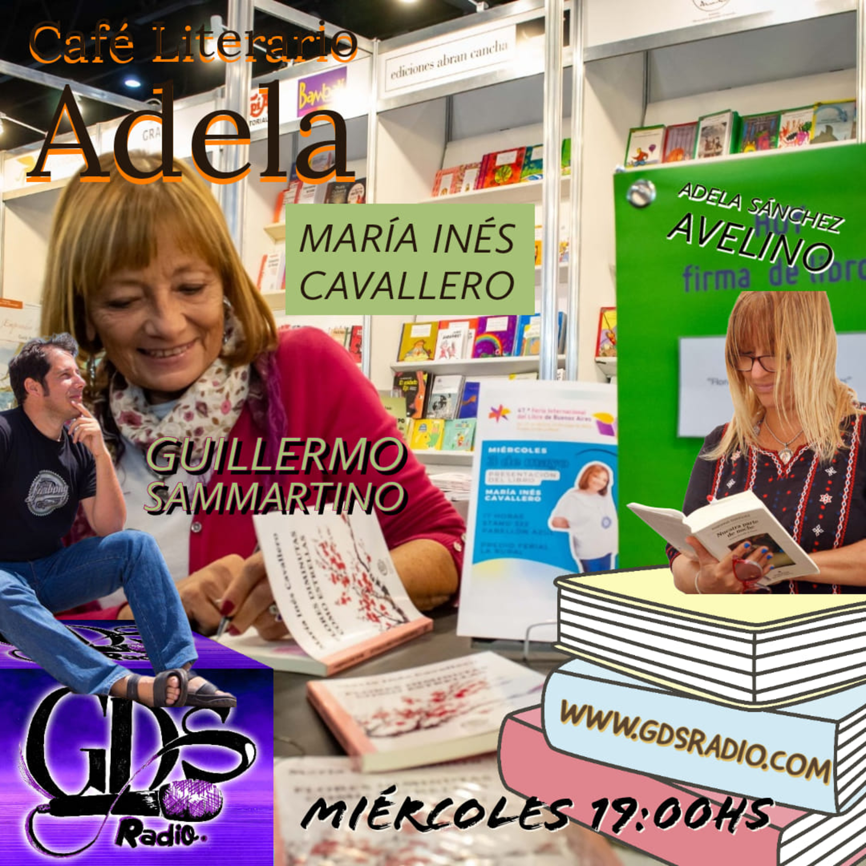 Café Literario Adela. Hoy: María Inés Cavallero. 28 de junio de 2023 episode artwork