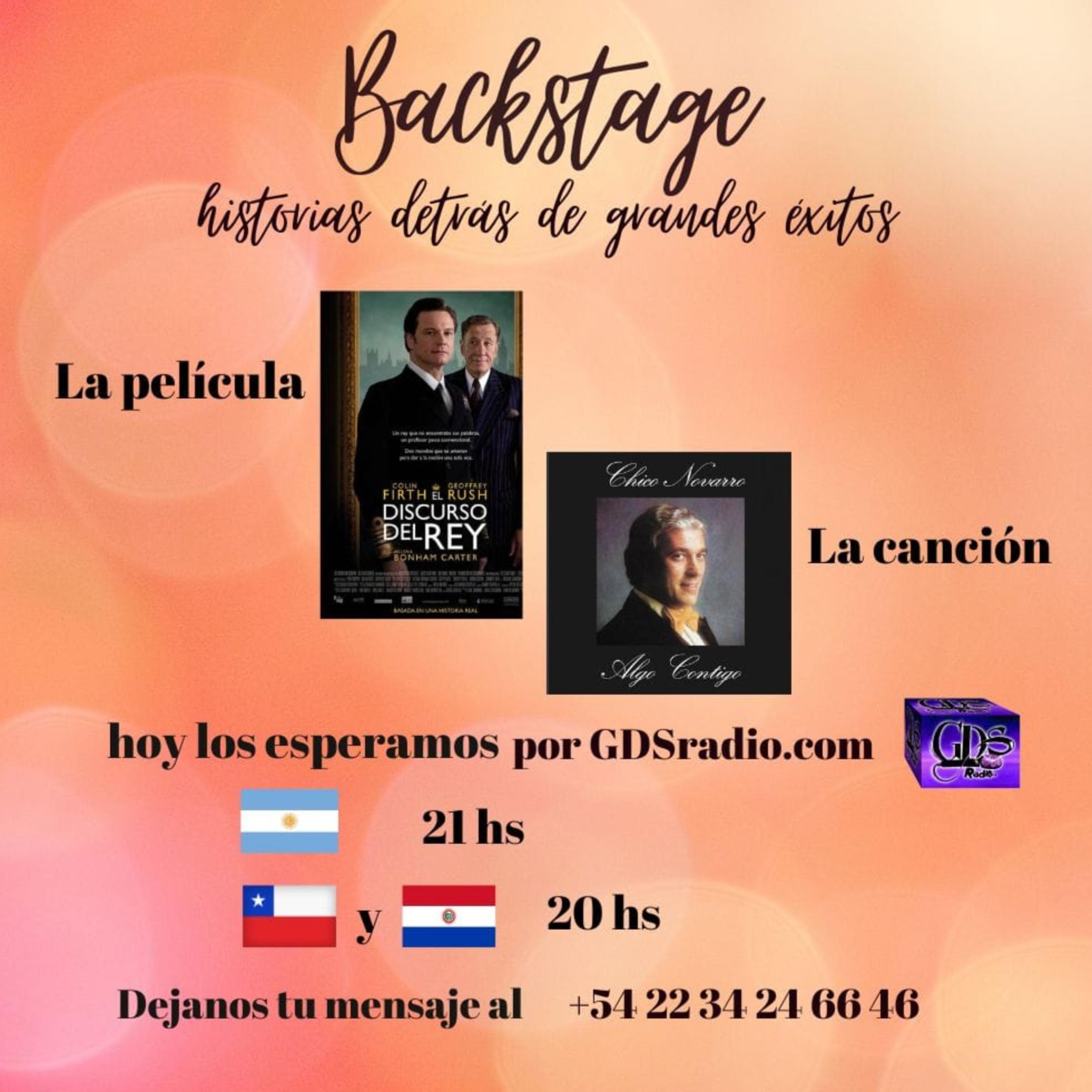 Backstage. Hoy: El discurso del Rey y Chico Novarro episode artwork