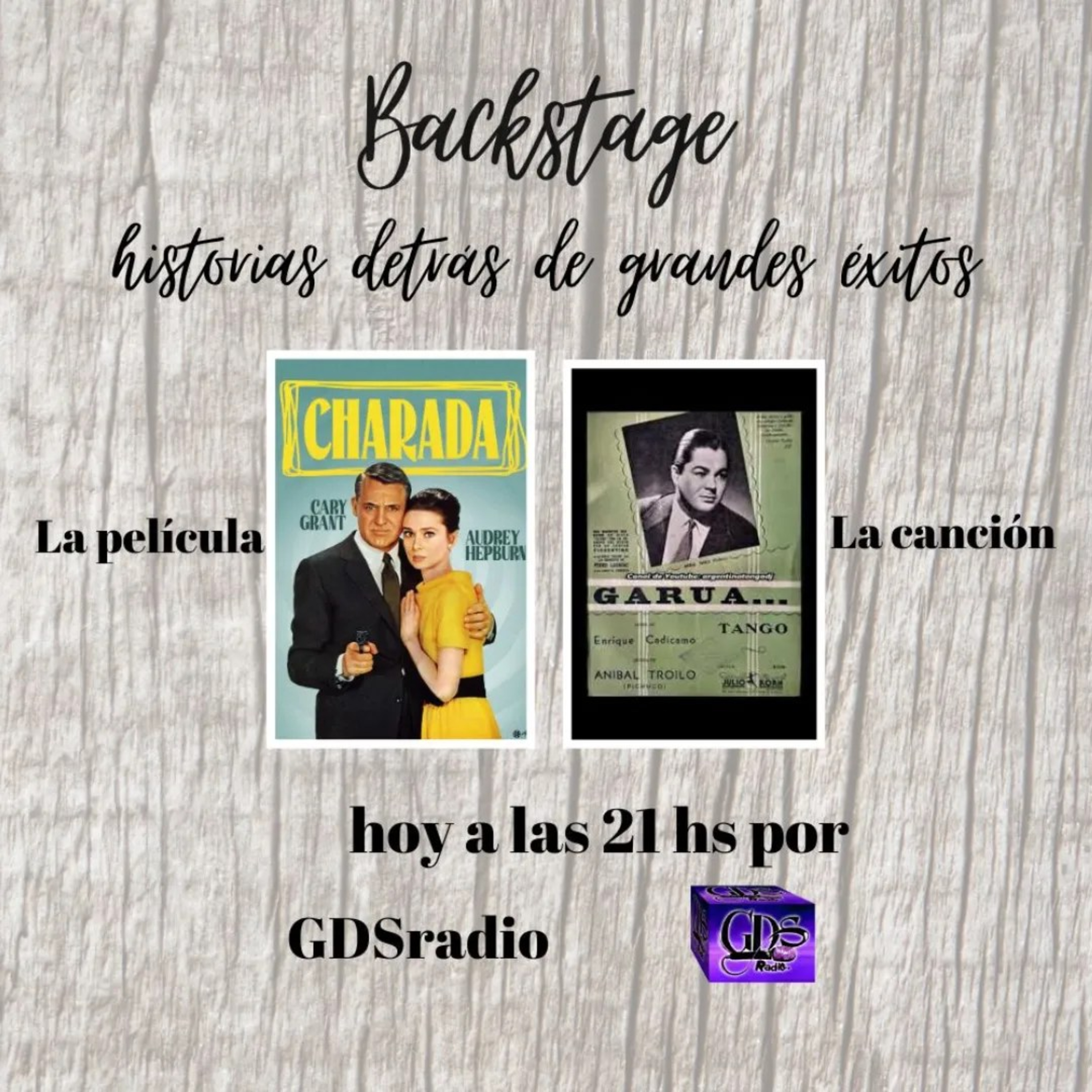 Backstage. Hoy: CHARADA y GARÚA. 15 de septiembre de 2023 episode artwork