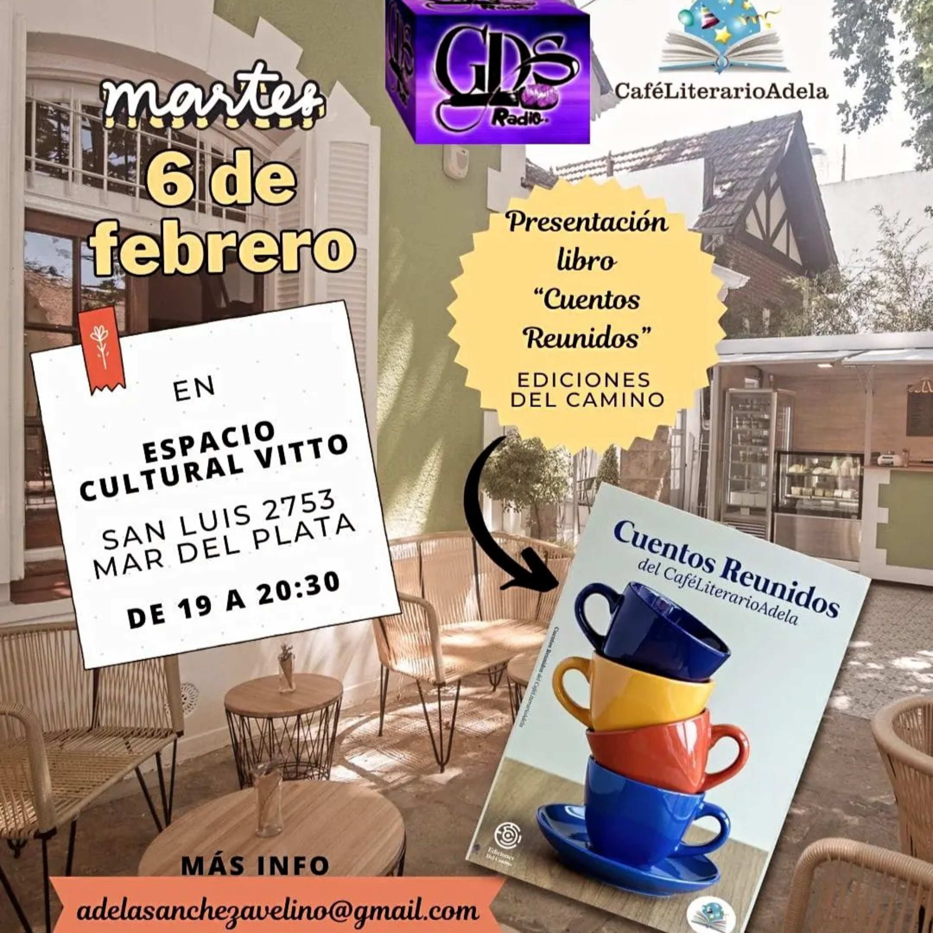 Café Literario Adela. Especial Cuentos Reunidos 31 de enero de 2024 episode artwork