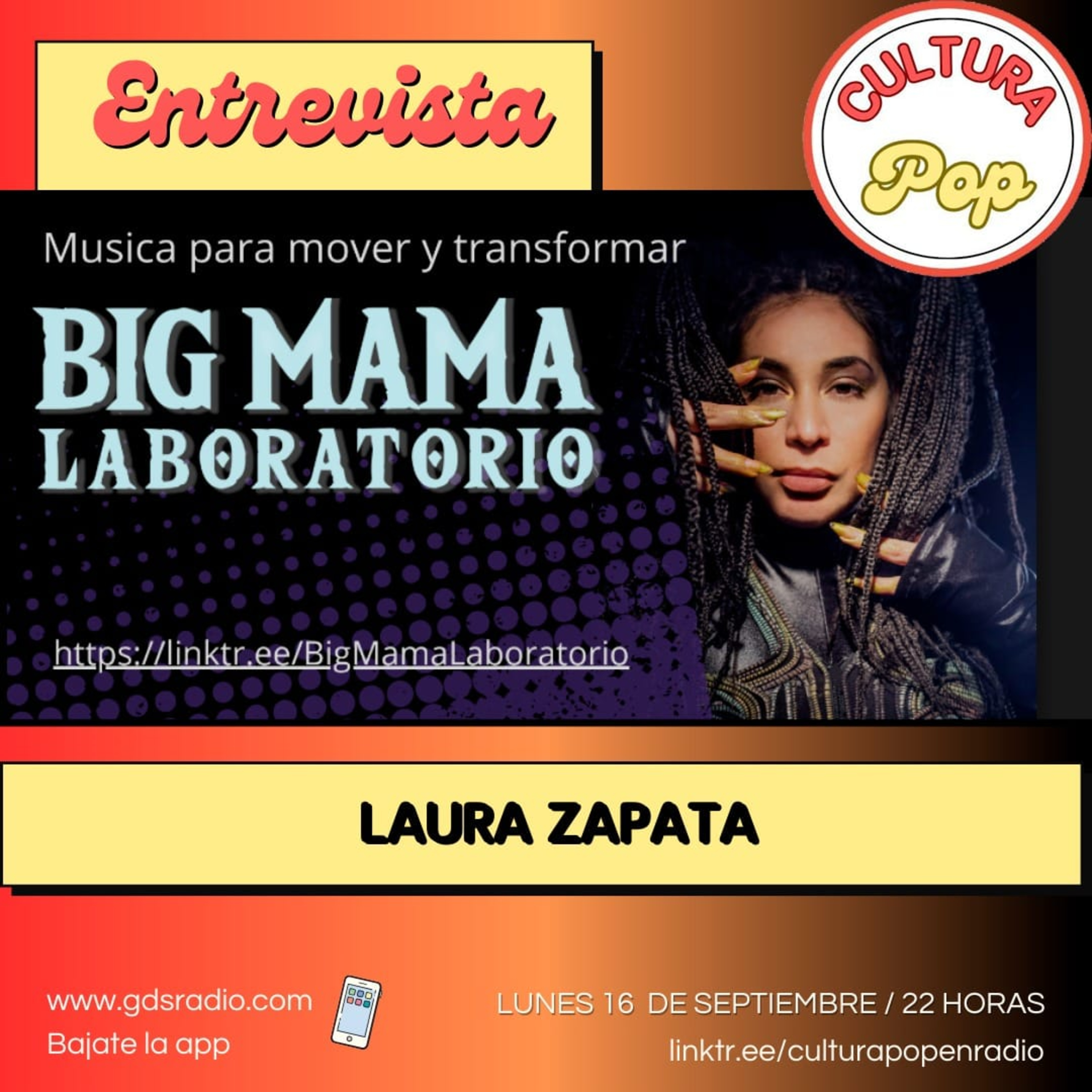 Cultura Pop. Hoy: Laura Zapata 16 de septiembre de 2024 episode artwork