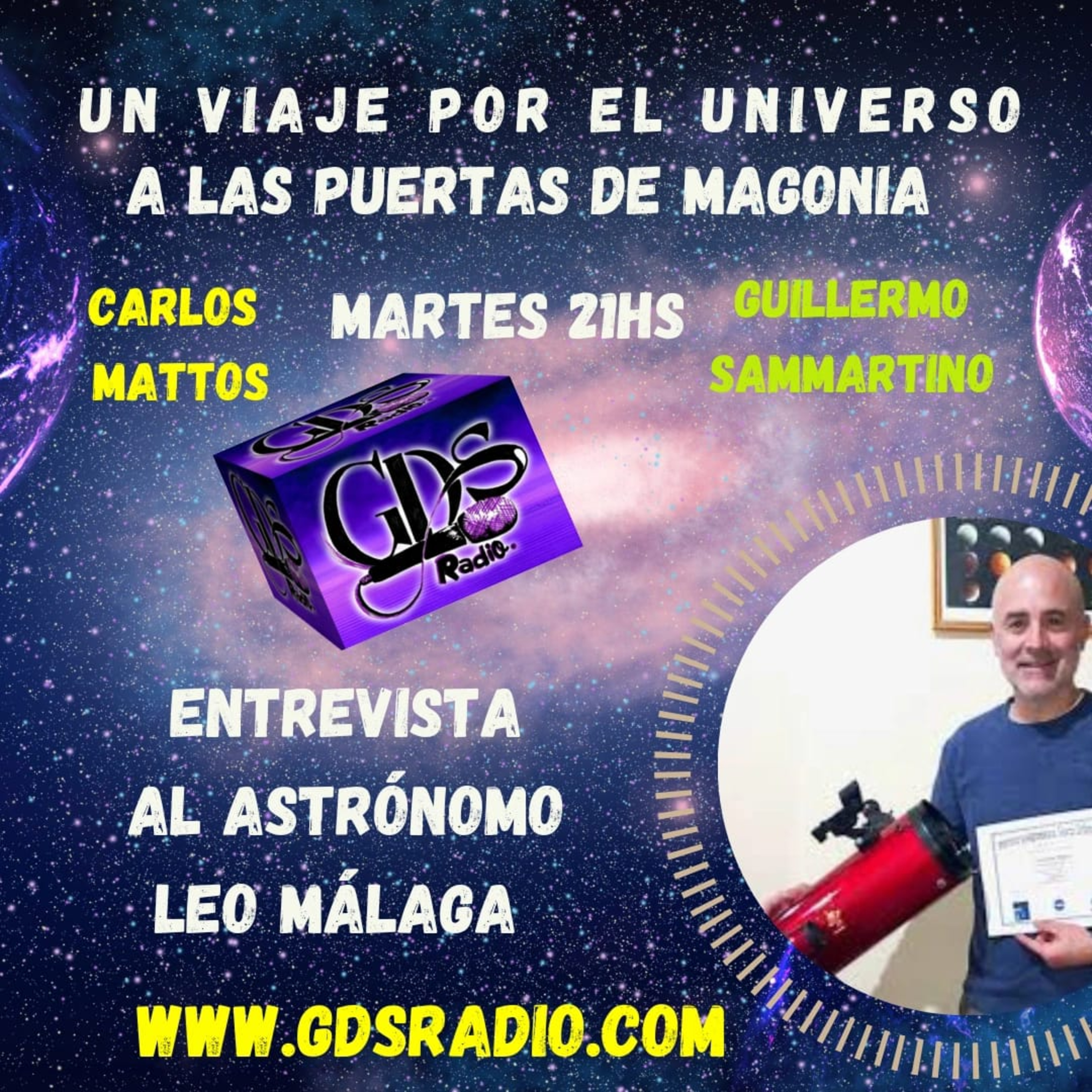 A las Puertas de Magonia. Hoy: El mundo de la astronomía con Leo Málaga. 22 de octubre de 2024 episode artwork