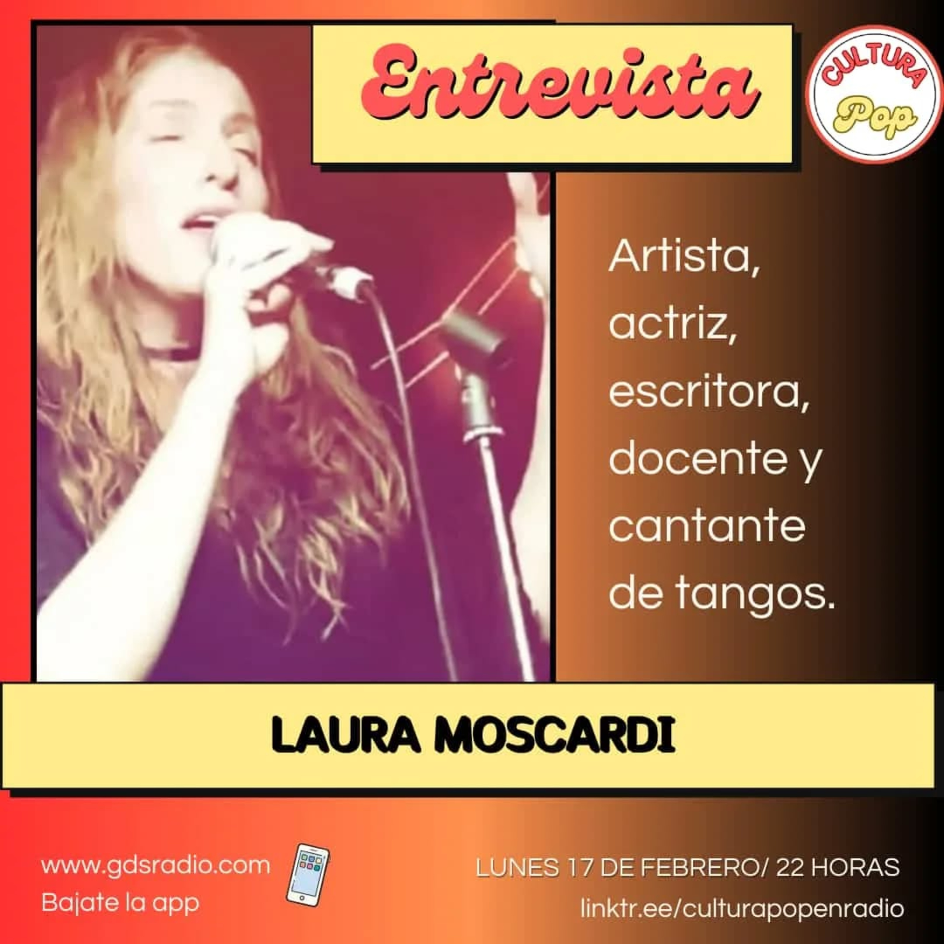Cultura Pop. Hoy: Laura Moscardi. 17 de febrero de 2025 episode artwork