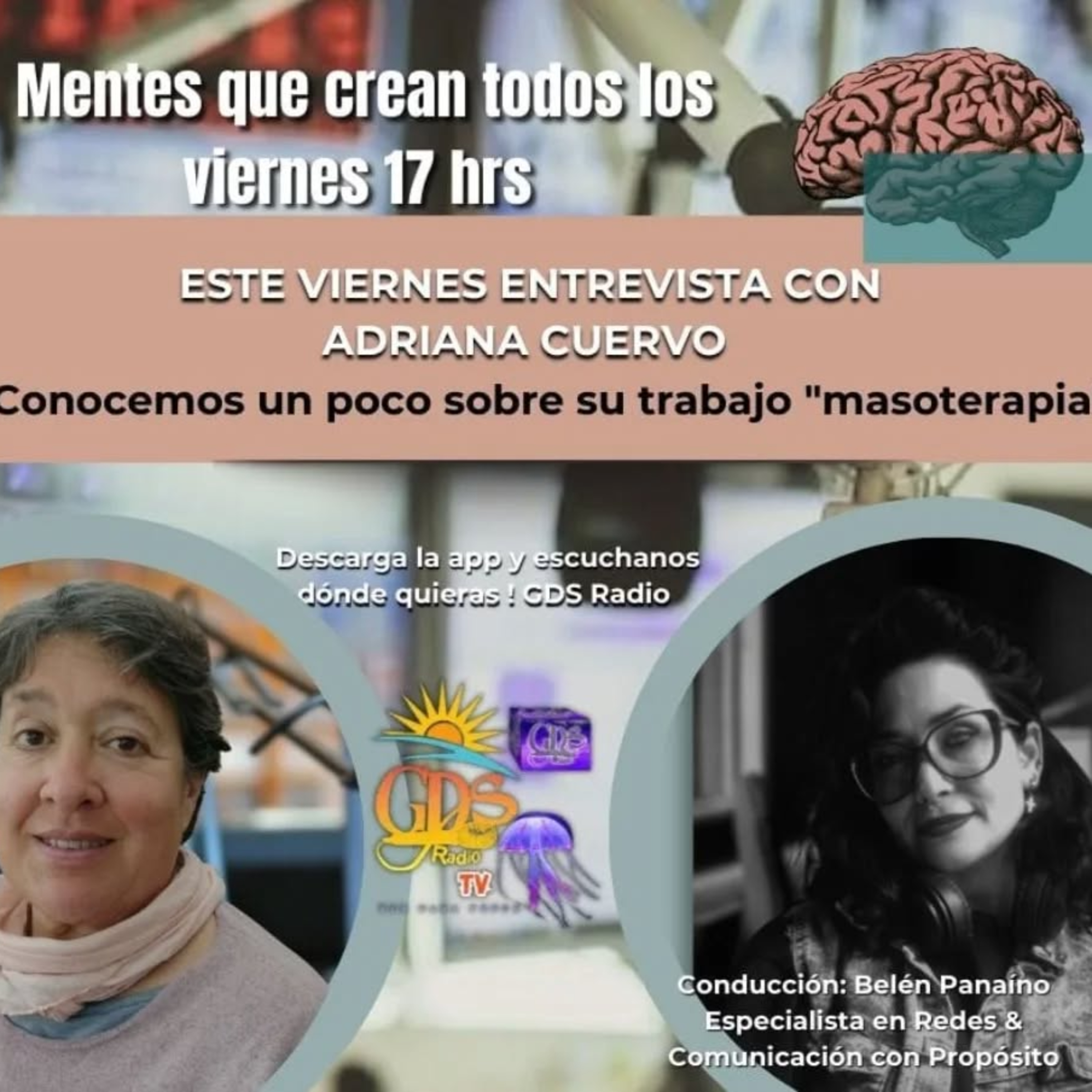 Mentes que crean. Hoy: Masoterapia con Adriana Cuervo episode artwork