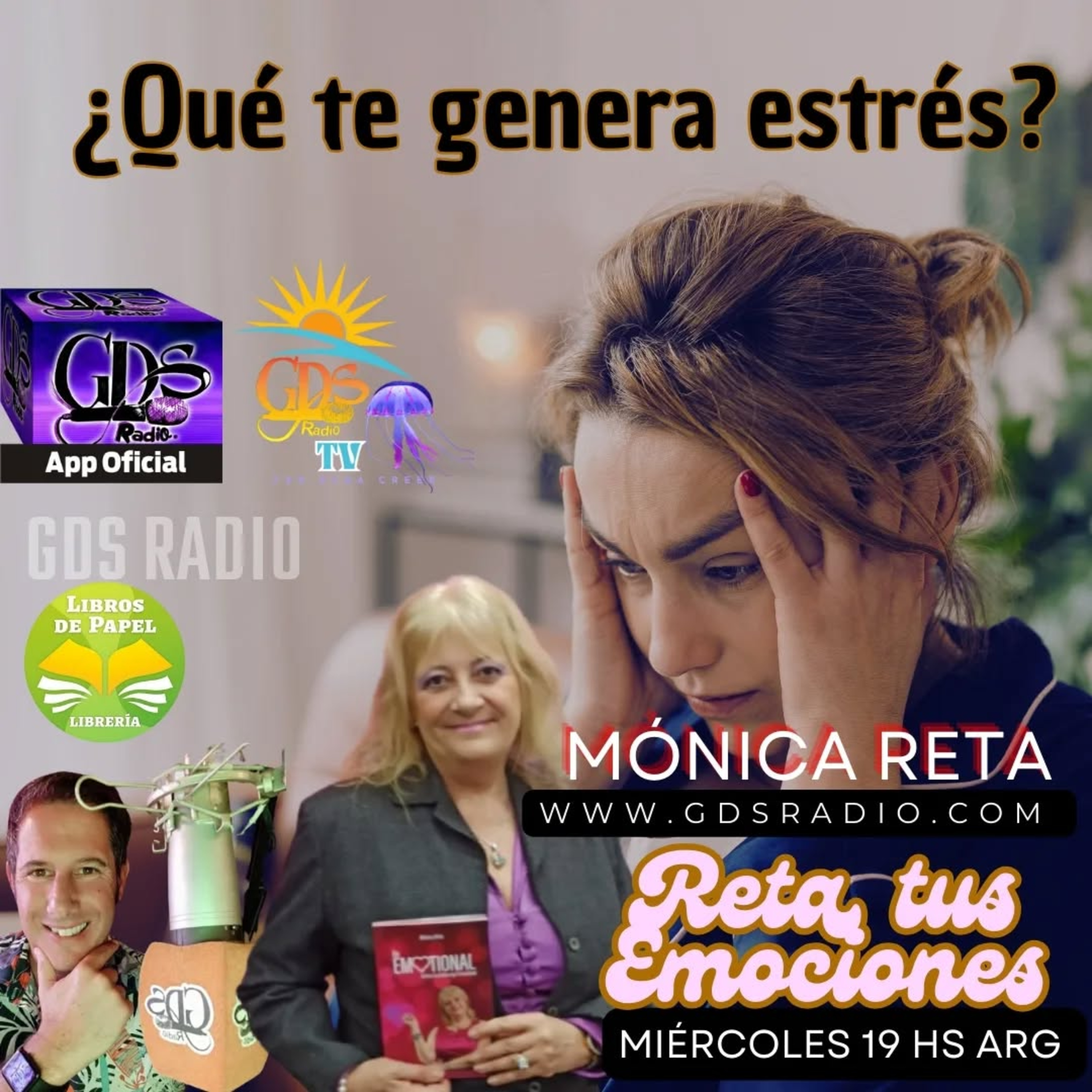 ¿Qué te genera estrés? un mano a mano con la psicóloga y conductora Mónica Reta episode artwork