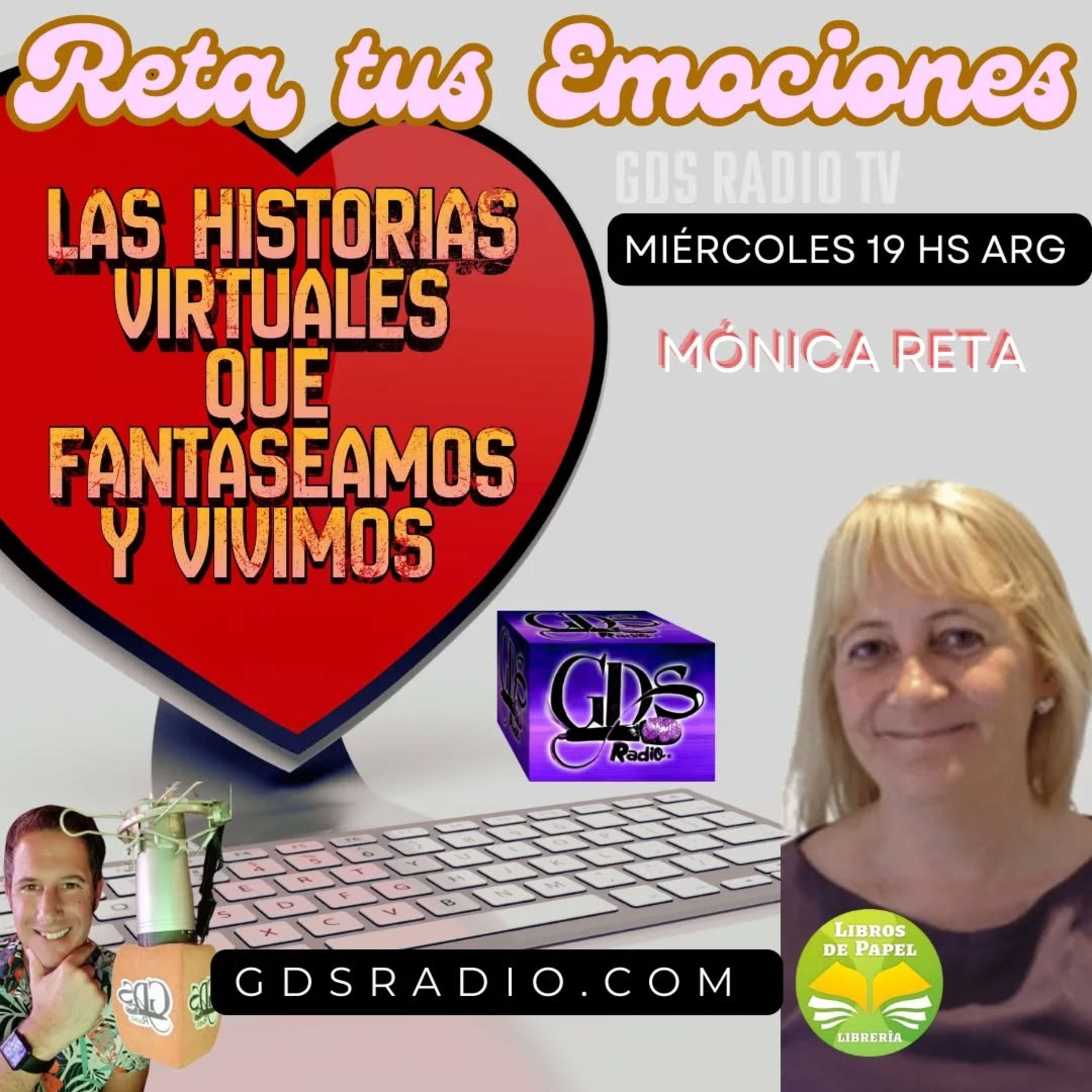 Las Historias Virtuales que fantaseamos y vivimos en Reta tus emociones con Mónica Reta. 12 de noviembre de 2025 episode artwork