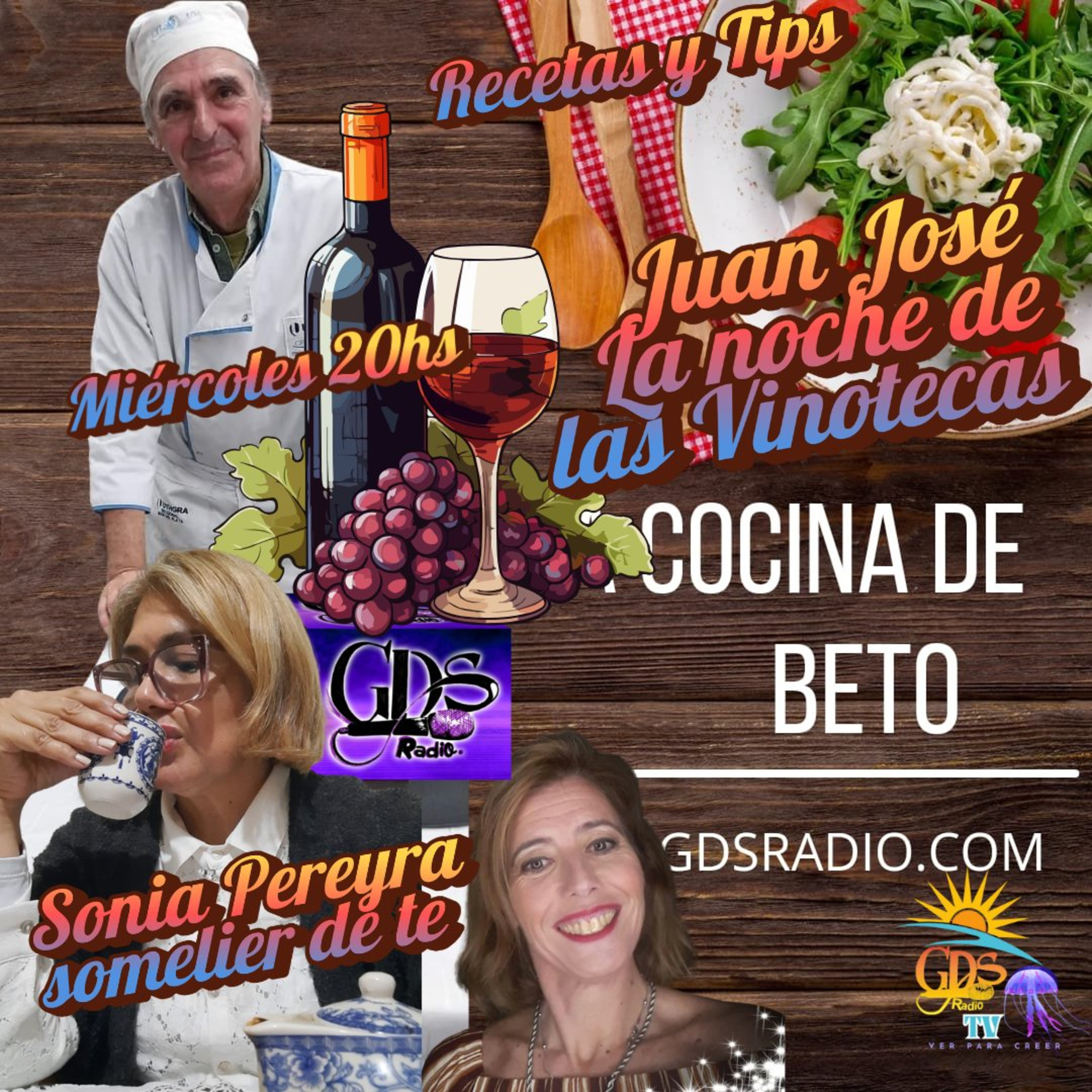 La noche de las vinotecas y el mundo del Té en La cocina de Beto. 12 de noviembre de 2025 episode artwork